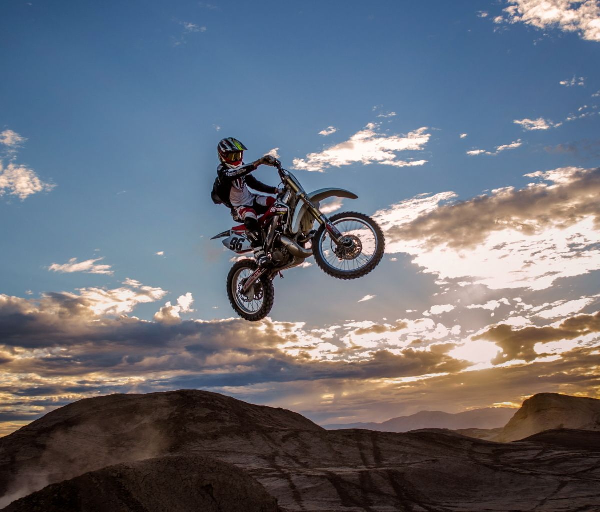  Dirt Jump Bike Hintergrundbild 1200x1024. HD desktop wallpaper: Sports, Motocross download free picture