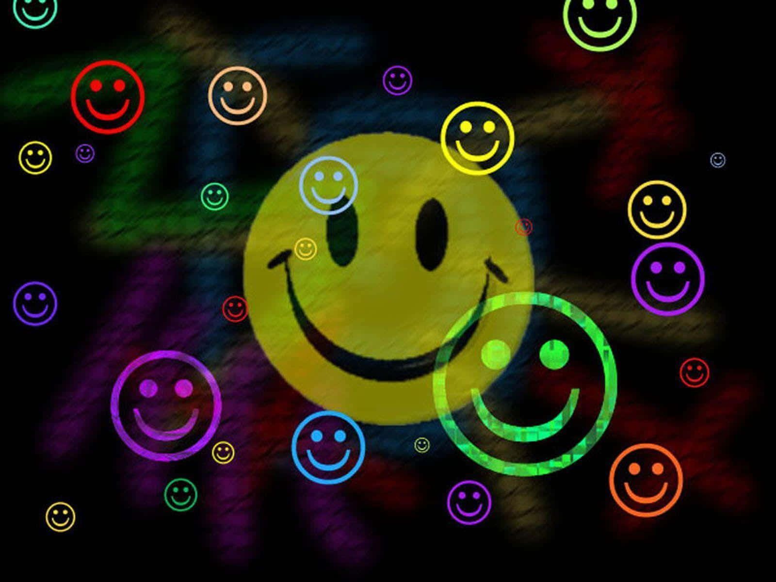  Smileys Hintergrundbild 1600x1200. Aesthetic Smiley Face Wallpaper