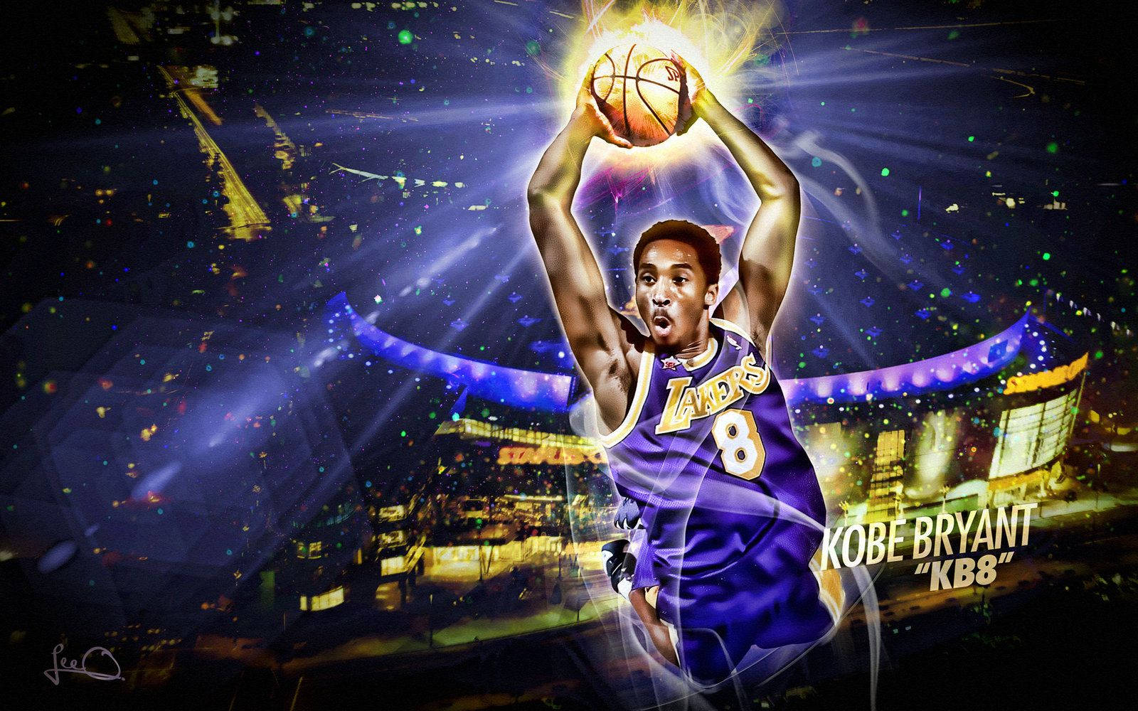 Kobe Bryant Hintergrundbild 1600x1000. Download free Kobe Bryant Holds Up His 5th Championship. Wallpaper