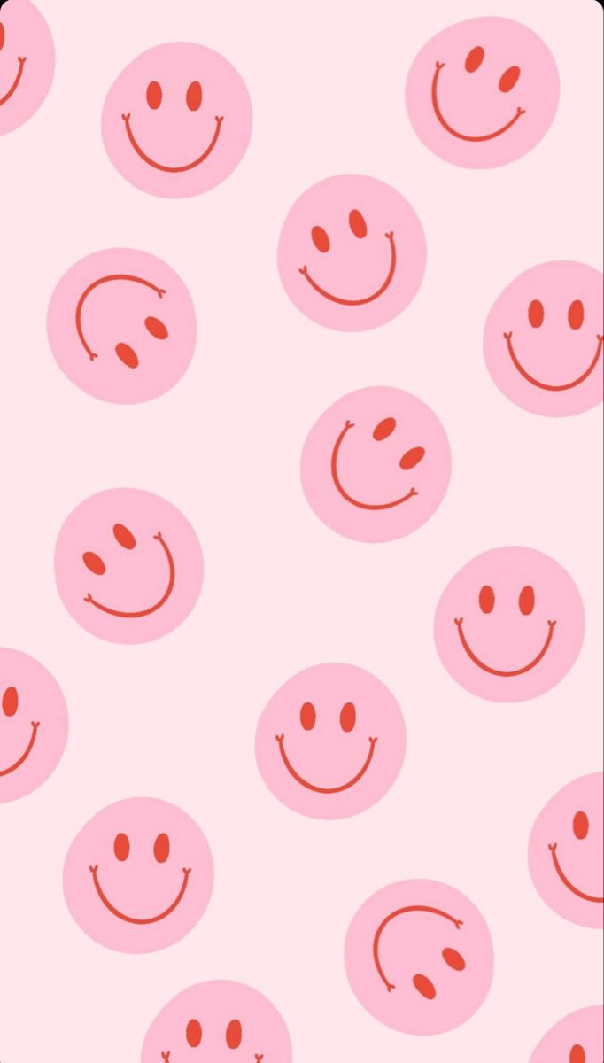  Pinke Smileys Hintergrundbild 682x1200. 