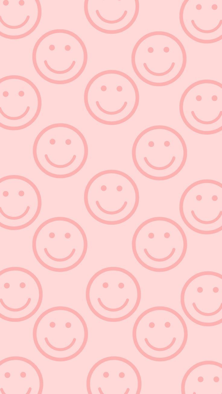  Pinke Smileys Hintergrundbild 736x1308. PrettyinPink Trendy Aesthetic Smiley Face iPhone Wallpaper. Pink wallpaper background, Pink and purple wallpaper, Wallpaper iphone boho