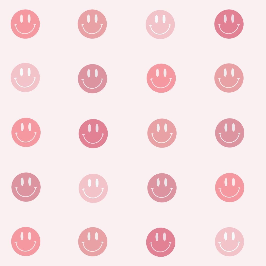  Pinke Smileys Hintergrundbild 1080x1080. Smiley Face Wallpaper for Your Phone