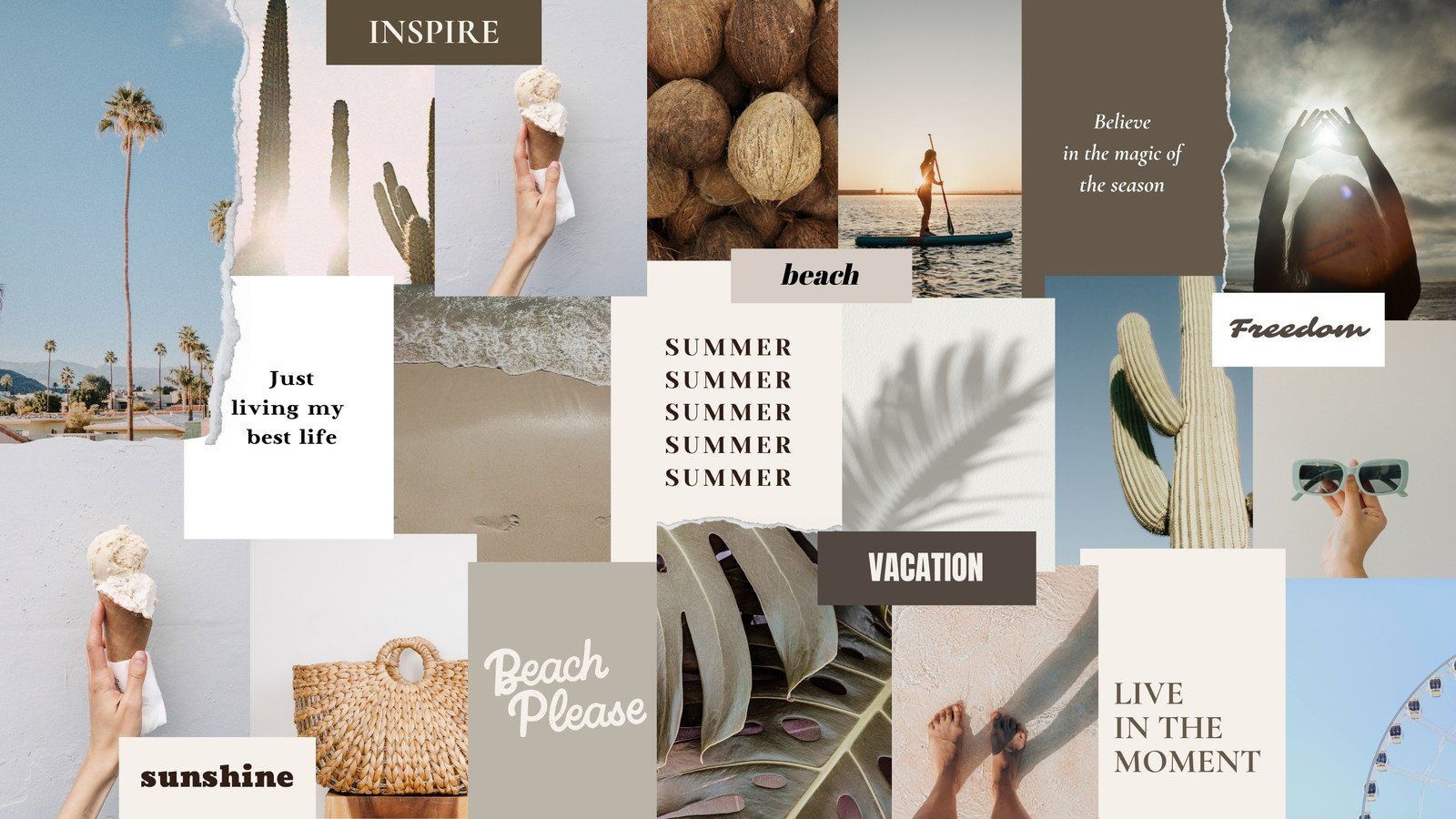  Summer Hintergrundbild 1600x900. Free and customizable summer desktop wallpaper templates