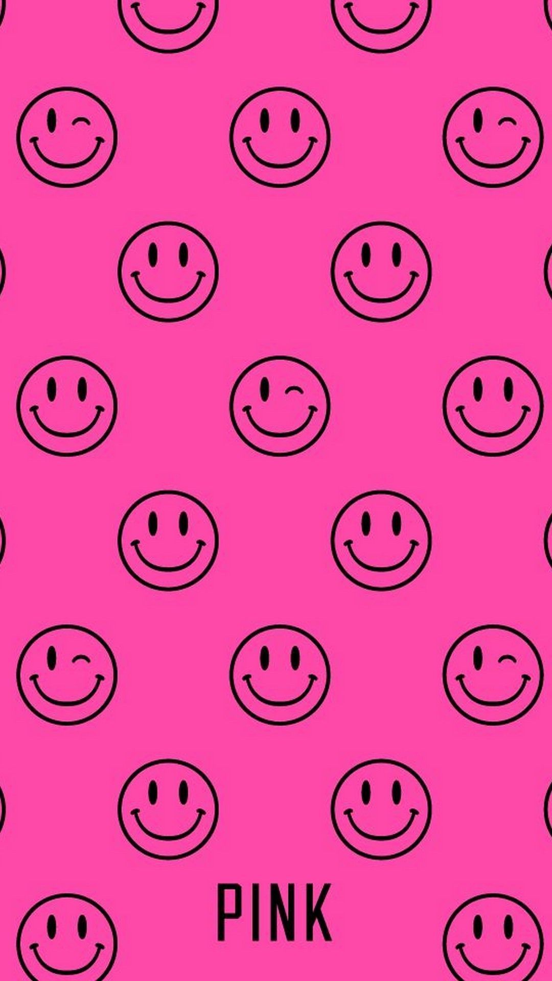  Pinke Smileys Hintergrundbild 1080x1920. Pink Emoji Wallpaper