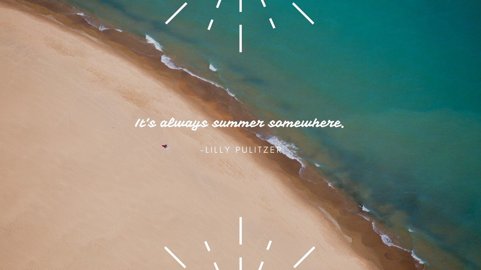  Summer Hintergrundbild 1600x900. Free and customizable summer desktop wallpaper templates