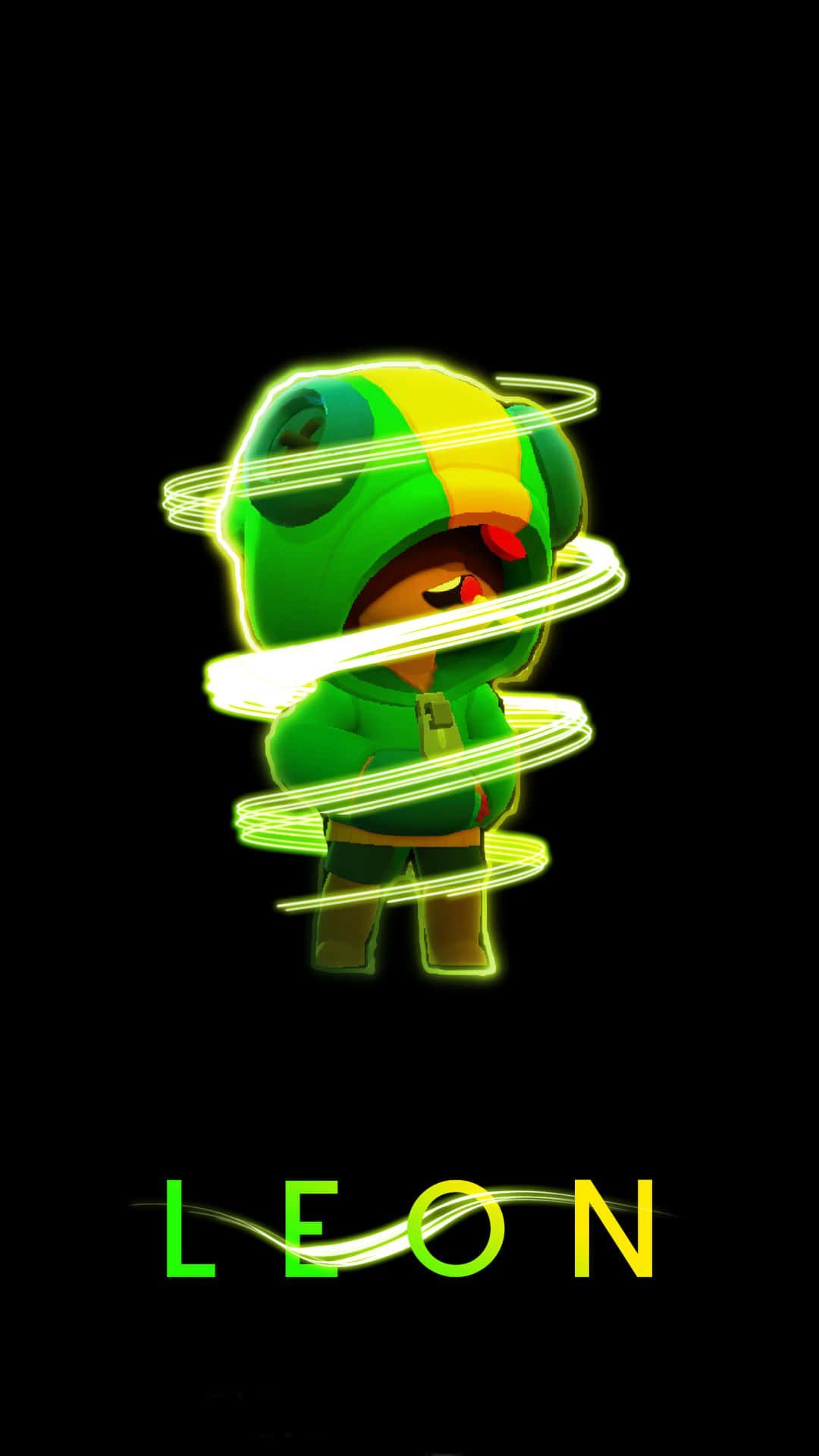  Brawl Stars Neon Hintergrundbild 1080x1920. Free Leon Brawl Stars HD Wallpaper & Background