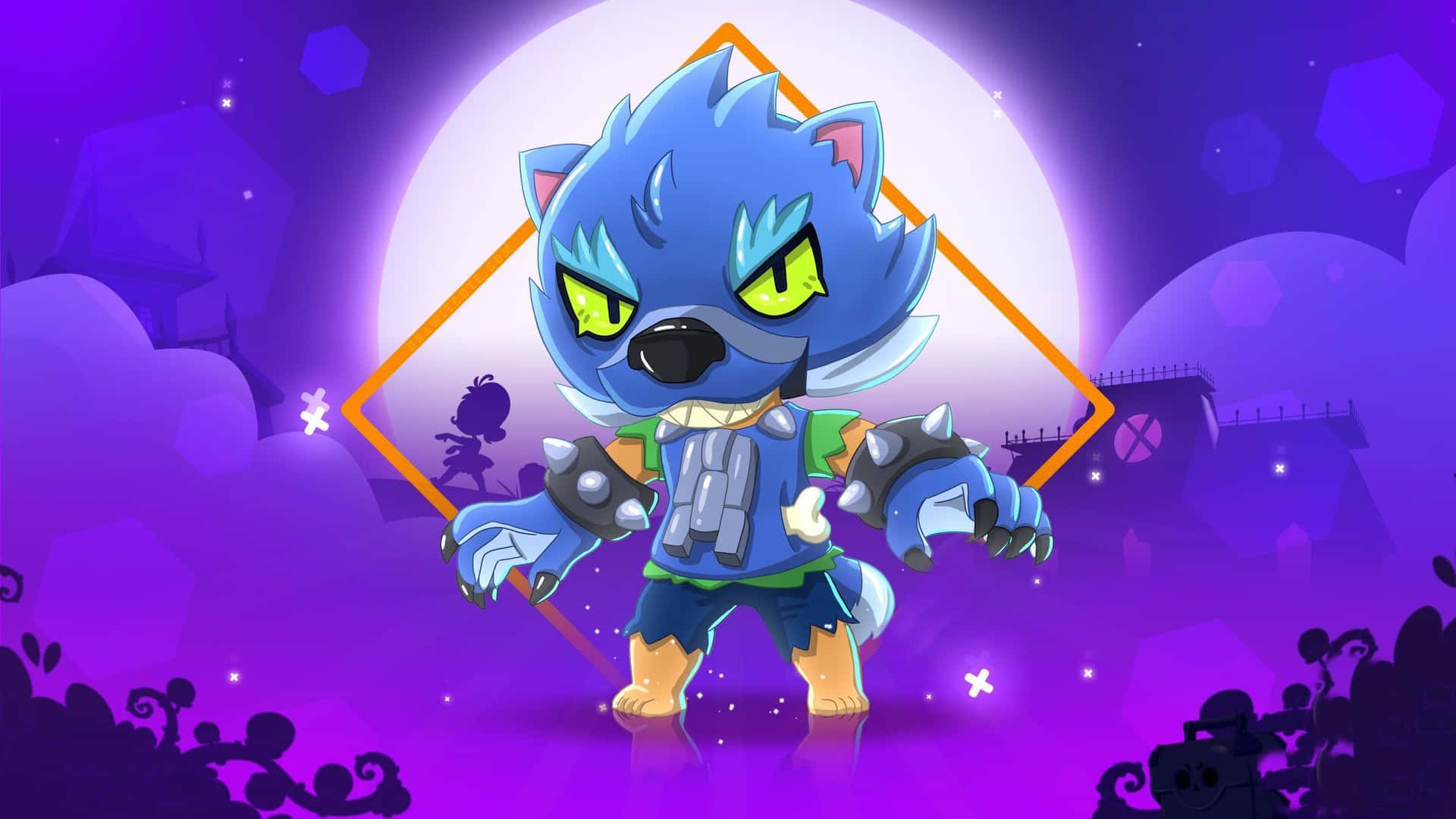  Brawl Stars Neon Hintergrundbild 1920x1080. Download free Werewolf Skin Of Leon Brawl Stars Wallpaper