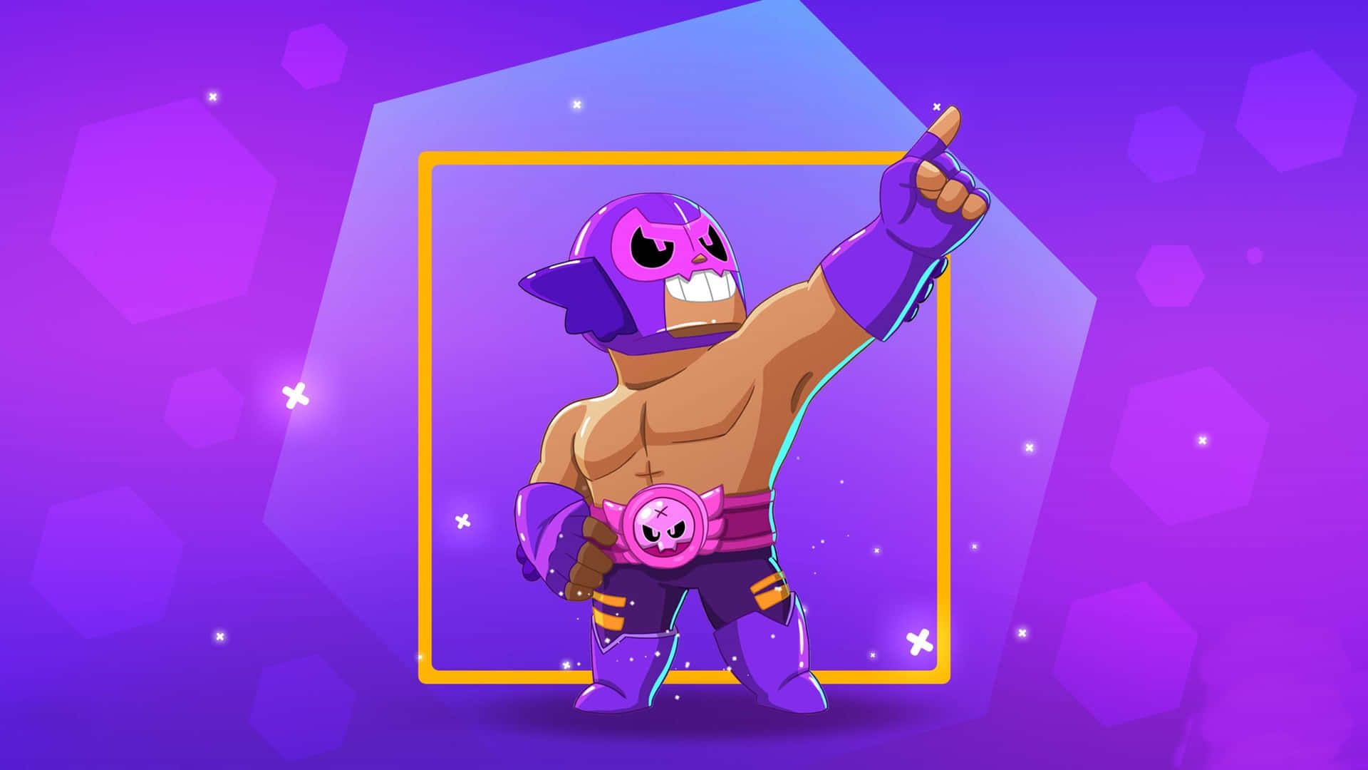  Brawl Stars Neon Hintergrundbild 1920x1080. Free Brawl Stars 4k HD Wallpaper & Background