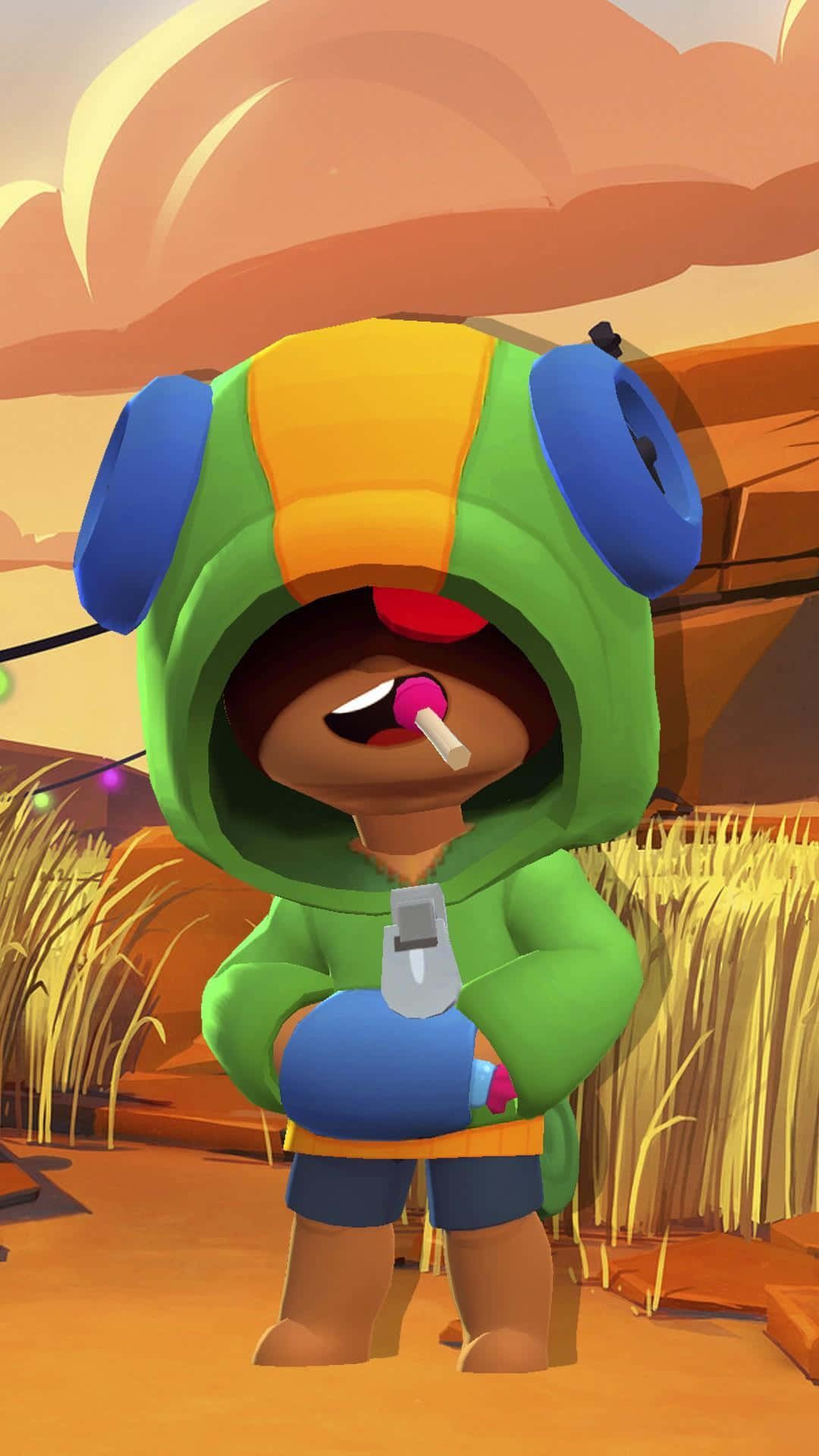  Leon Brawl Stars Hintergrundbild 1080x1920. Download free Leon Brawl Stars Lollipop Drop Wallpaper