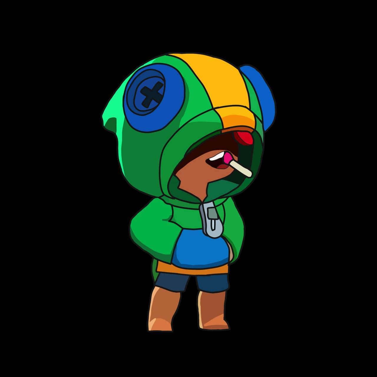  Leon Brawl Stars Hintergrundbild 1280x1280. Download Leon Brawl Stars On A Dark Wallpaper