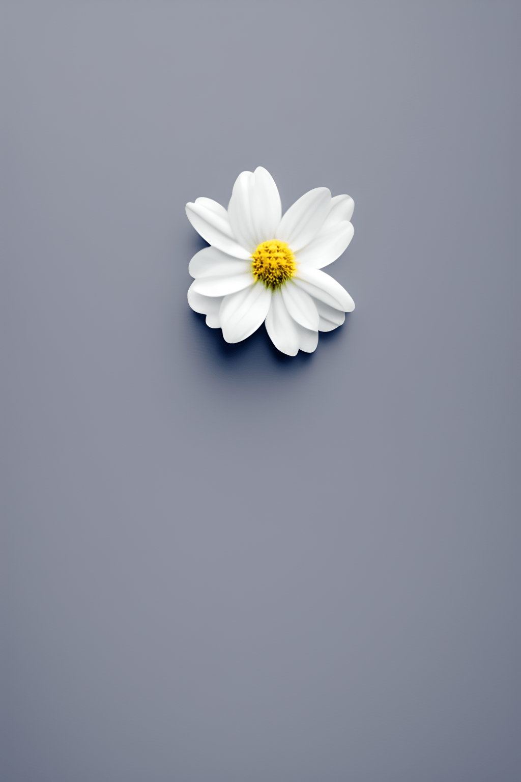  Freundschaft Blume Hintergrundbild 1024x1536. Einzelne Blume mit Blattumriss, eleganter, detaillierter weißer Hintergrund, minimalistisch · Creative Fabrica