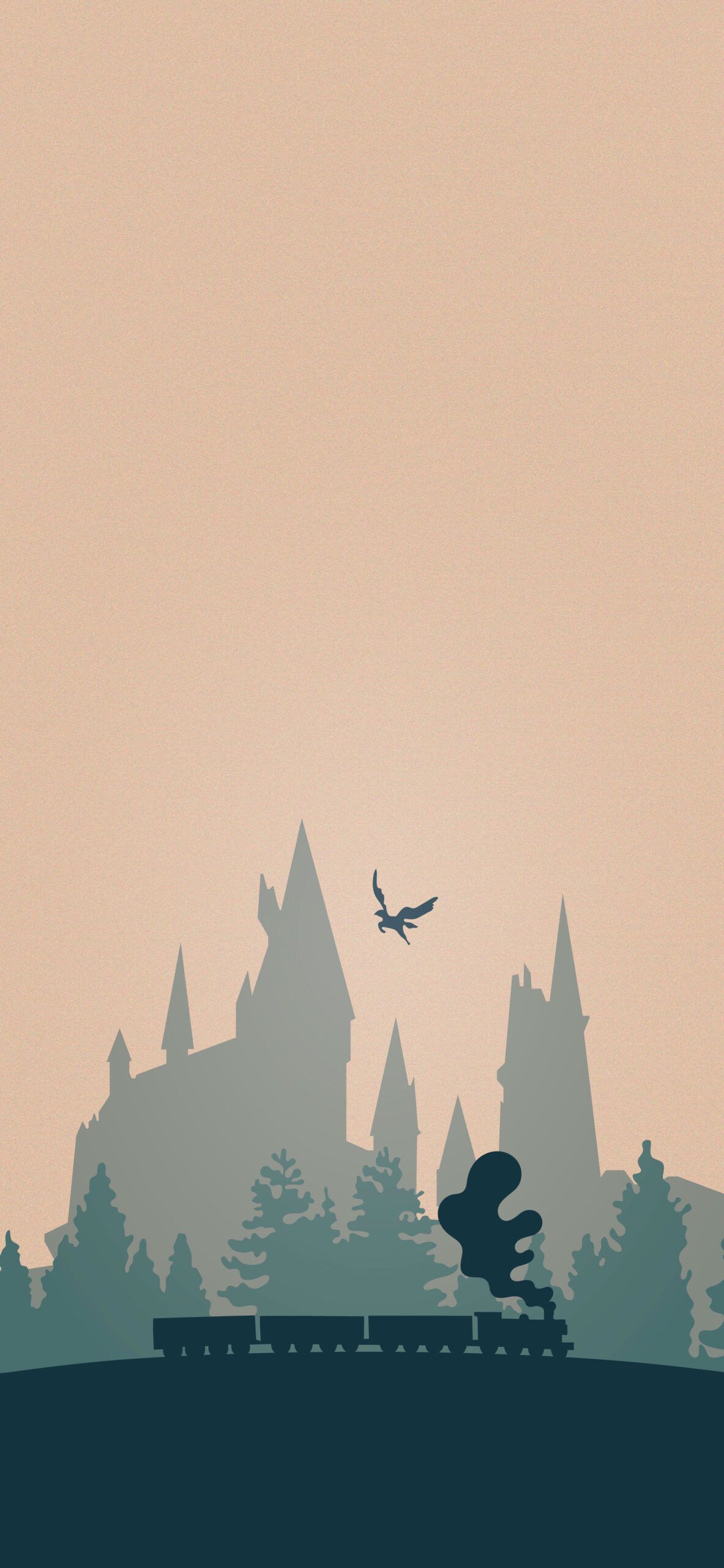  Harry Potter Hintergrundbild 1183x2560. Harry Potter Wallpaper for Phone with Hogwarts