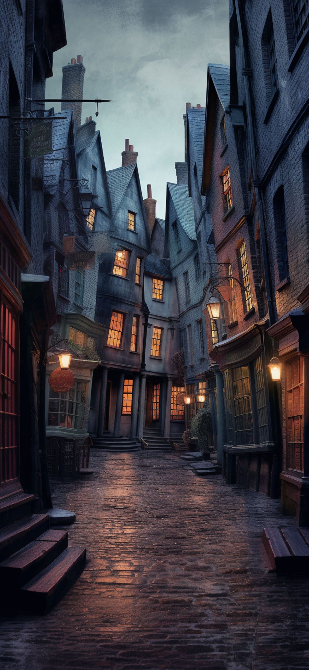  Harry Potter Hintergrundbild 1183x2560. Harry Potter Diagon Alley Wallpaper Potter Wallpaper 4k