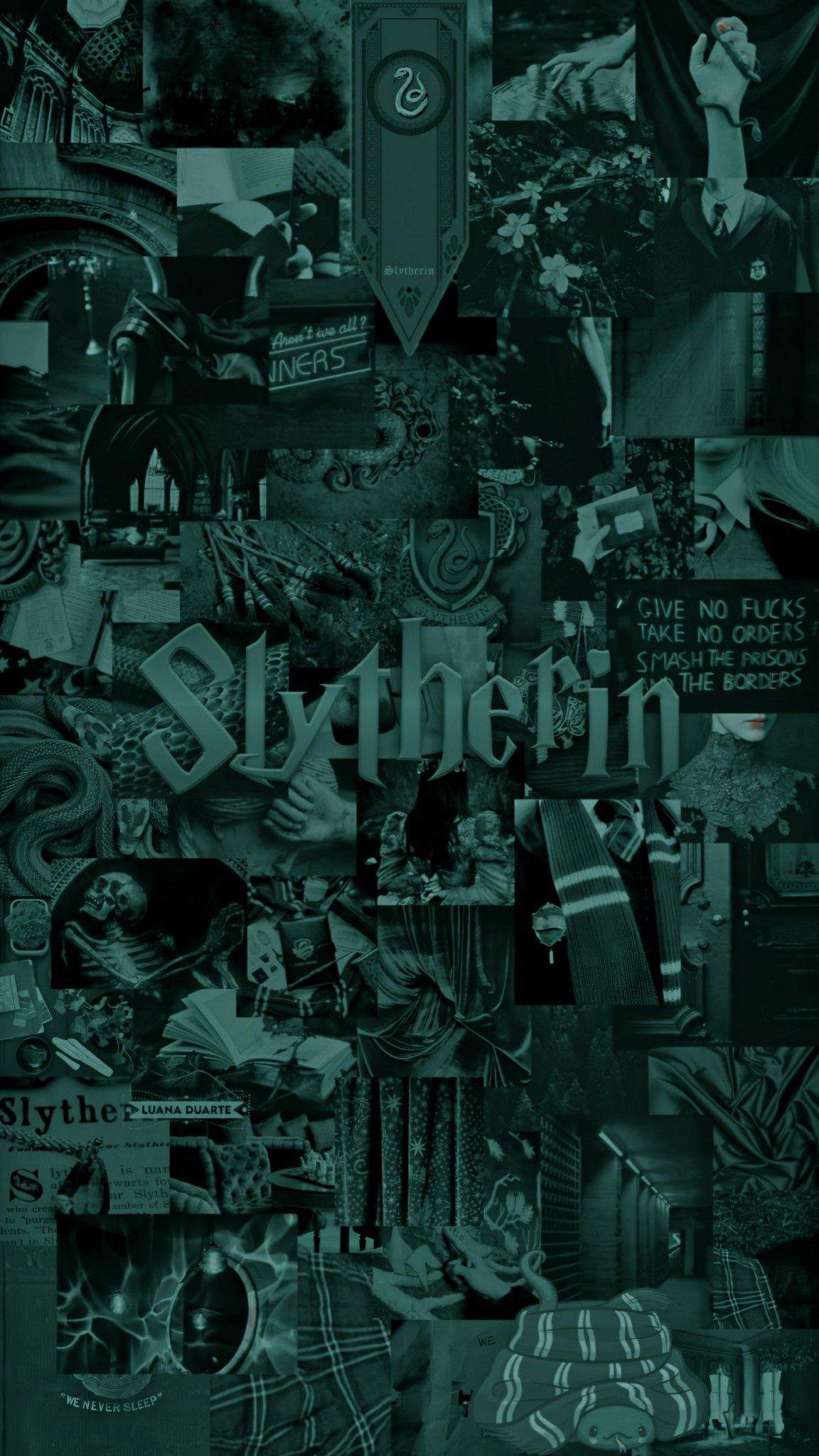  Harry Potter Hintergrundbild 1152x2048. Slytherin aesthetic wallpaper. Harry Potter Amino