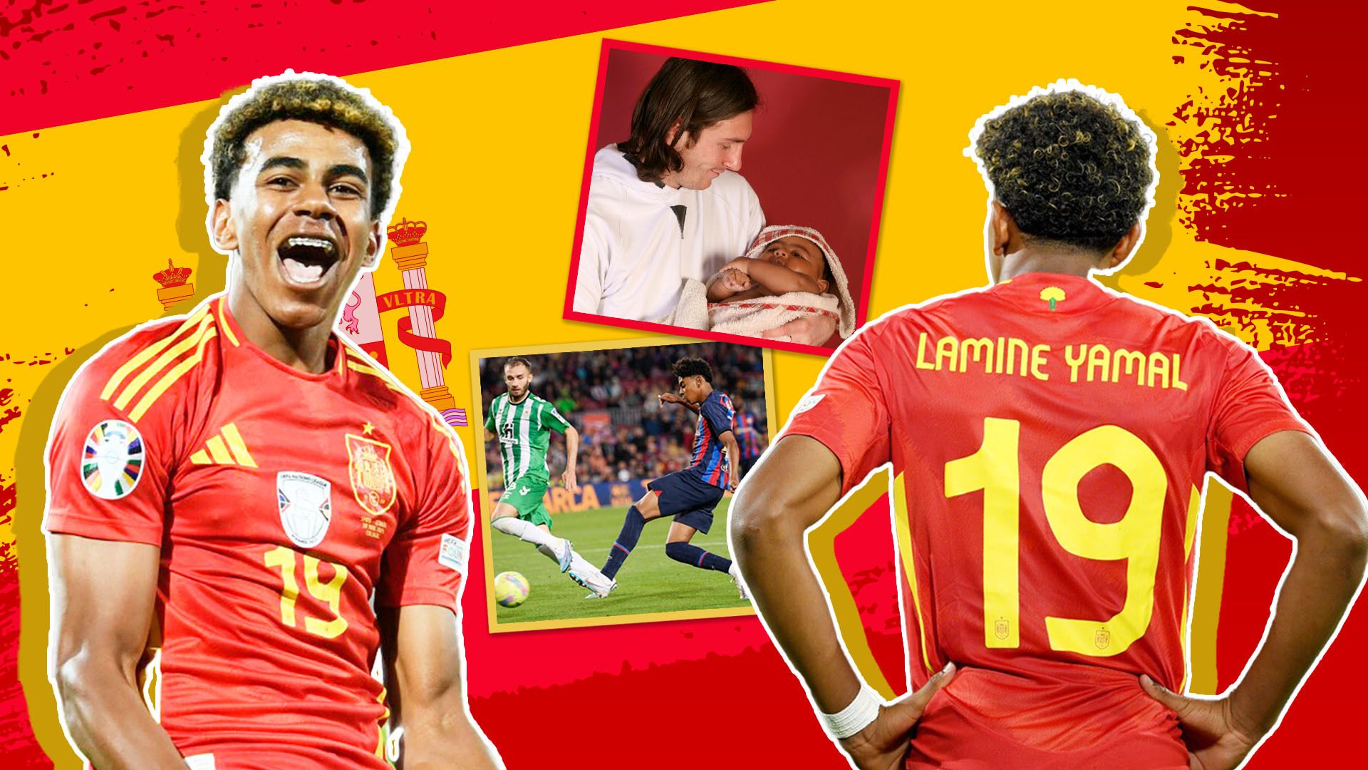  Lamine Yamal Hintergrundbild 1920x1080. Spain wonderkid Lamine Yamal has taken Euro 2024 by storm, was once cradled by Lionel Messi and has £1bn release clause