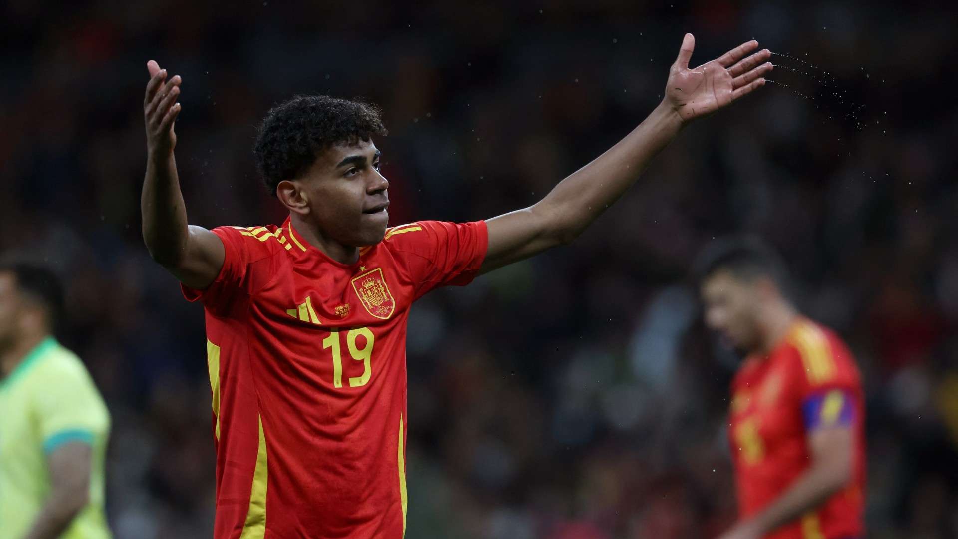  Lamine Yamal Hintergrundbild 1920x1080. Congratulations, Lamine Yamal! Spain's 16 Year Old Sensation Finds Out He Passed His Exams While Starring At Euro 2024