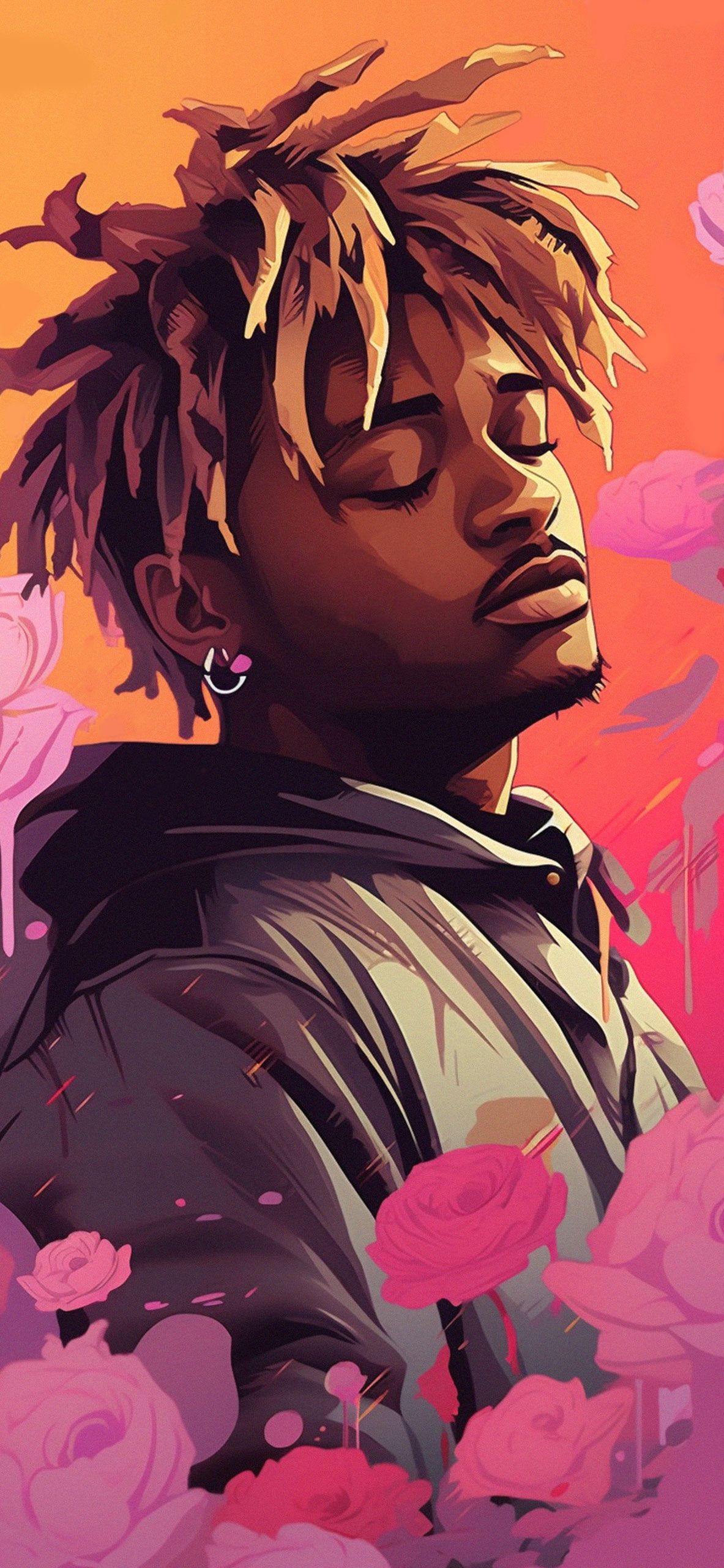  Juice Wrld Hintergrundbild 1183x2560. Juice WRLD Art Aesthetic Wallpaper Aesthetic Wallpaper