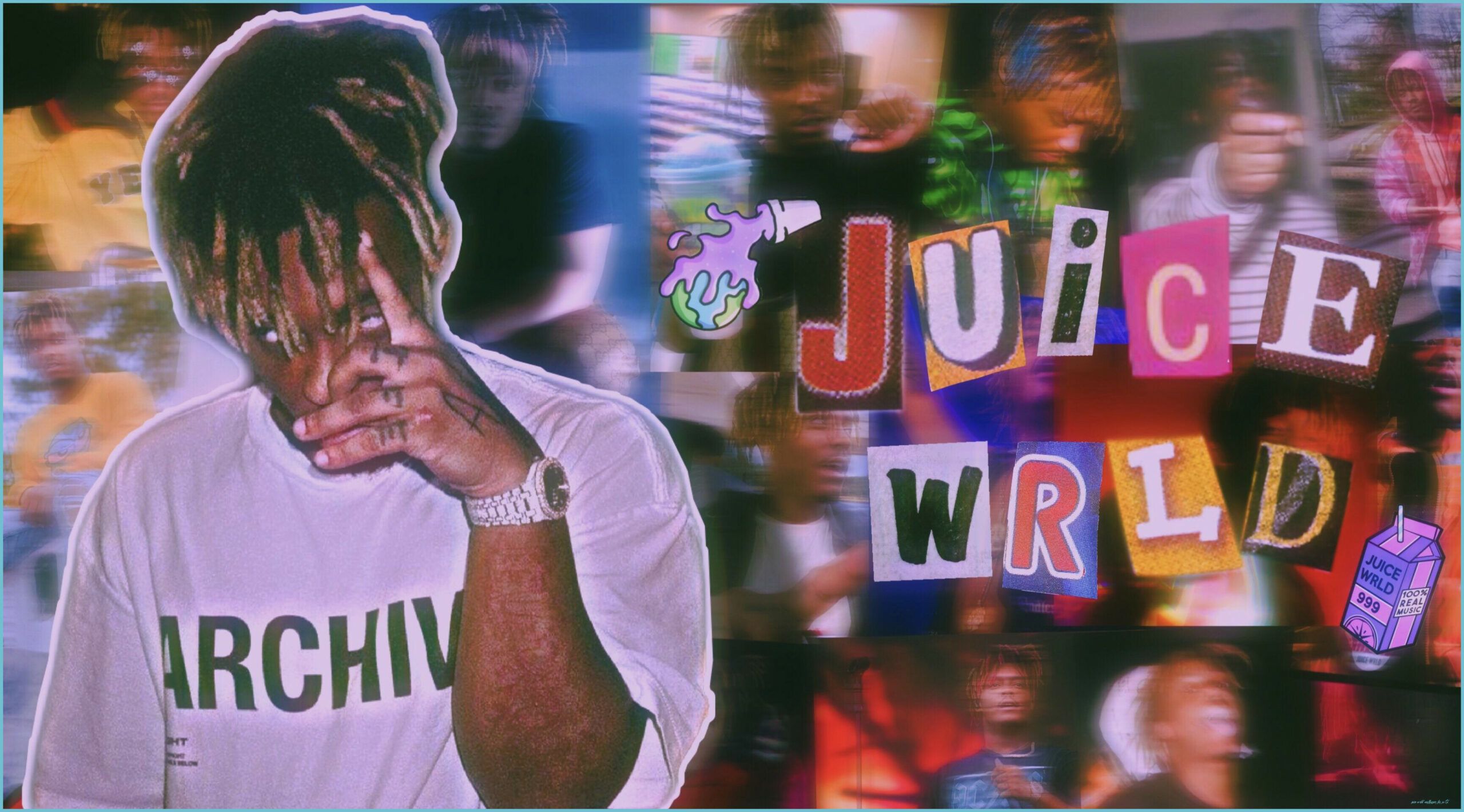  Juice Wrld Hintergrundbild 2560x1420. Juice Wrld Aesthetic PC Wallpaper