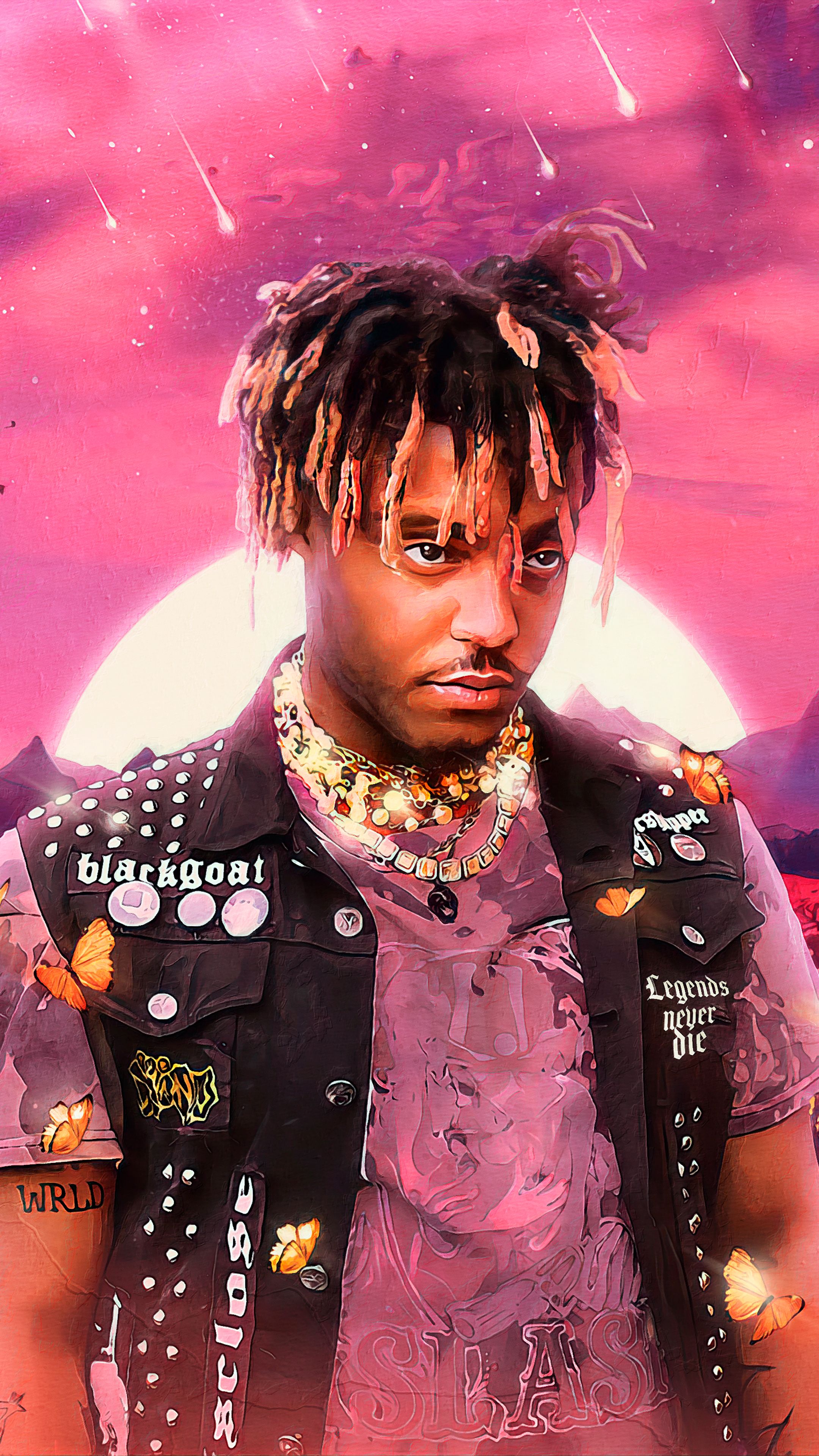  Juice Wrld Hintergrundbild 2160x3840. some Juice Wrld wallpaper i thought were fire. credits- @outlyningart