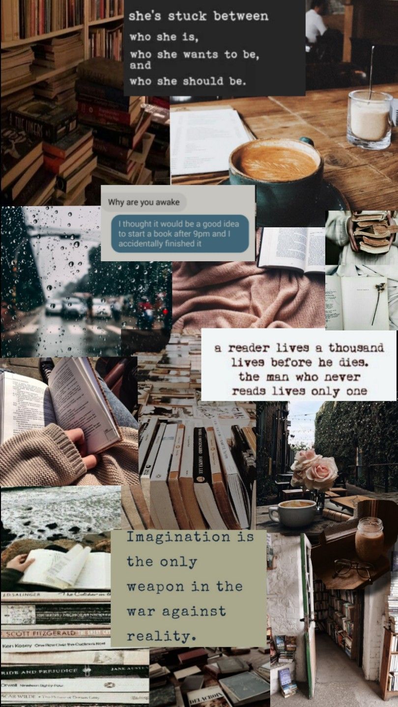  Bücher Hintergrundbild 810x1440. Bookworm aesthetic