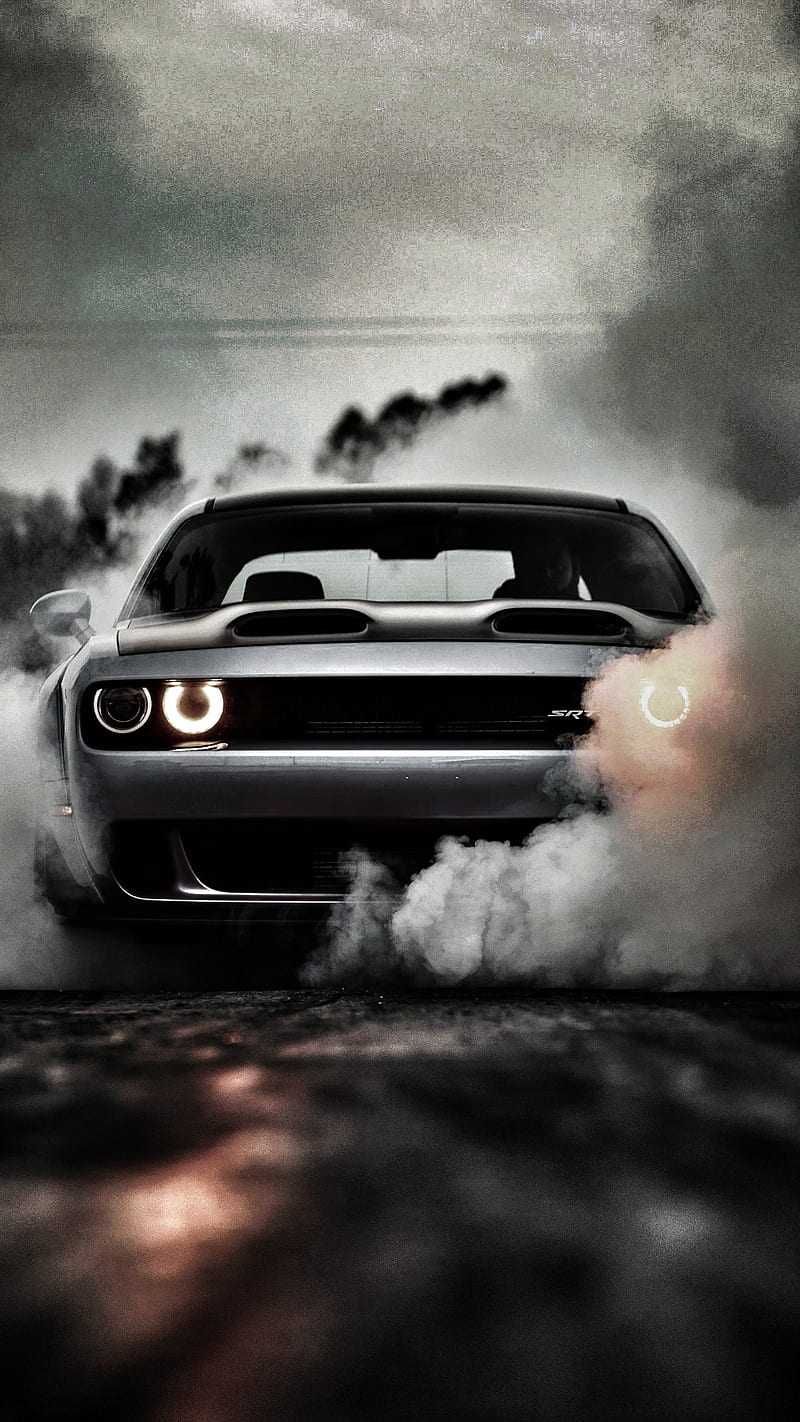  Dodge Challenger Hintergrundbild 800x1422. Dodge Challenger Hellcat Wallpaper