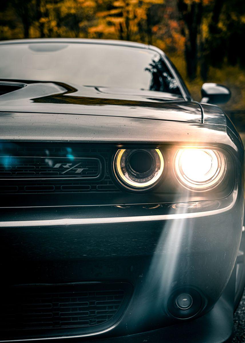  Dodge Challenger Hintergrundbild 857x1200. Dodge Challenger R T Muscle Car Wall Art Poster