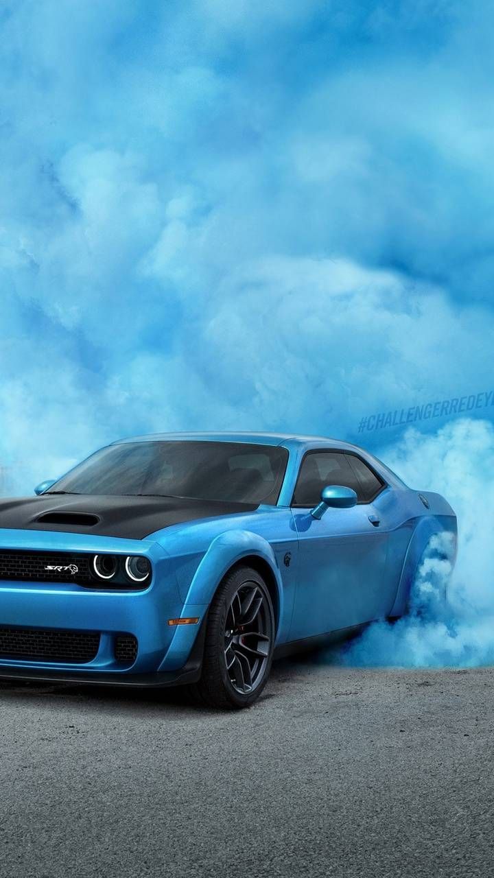  Dodge Challenger Hintergrundbild 720x1280. Blue Dodge Challenger Wallpaper