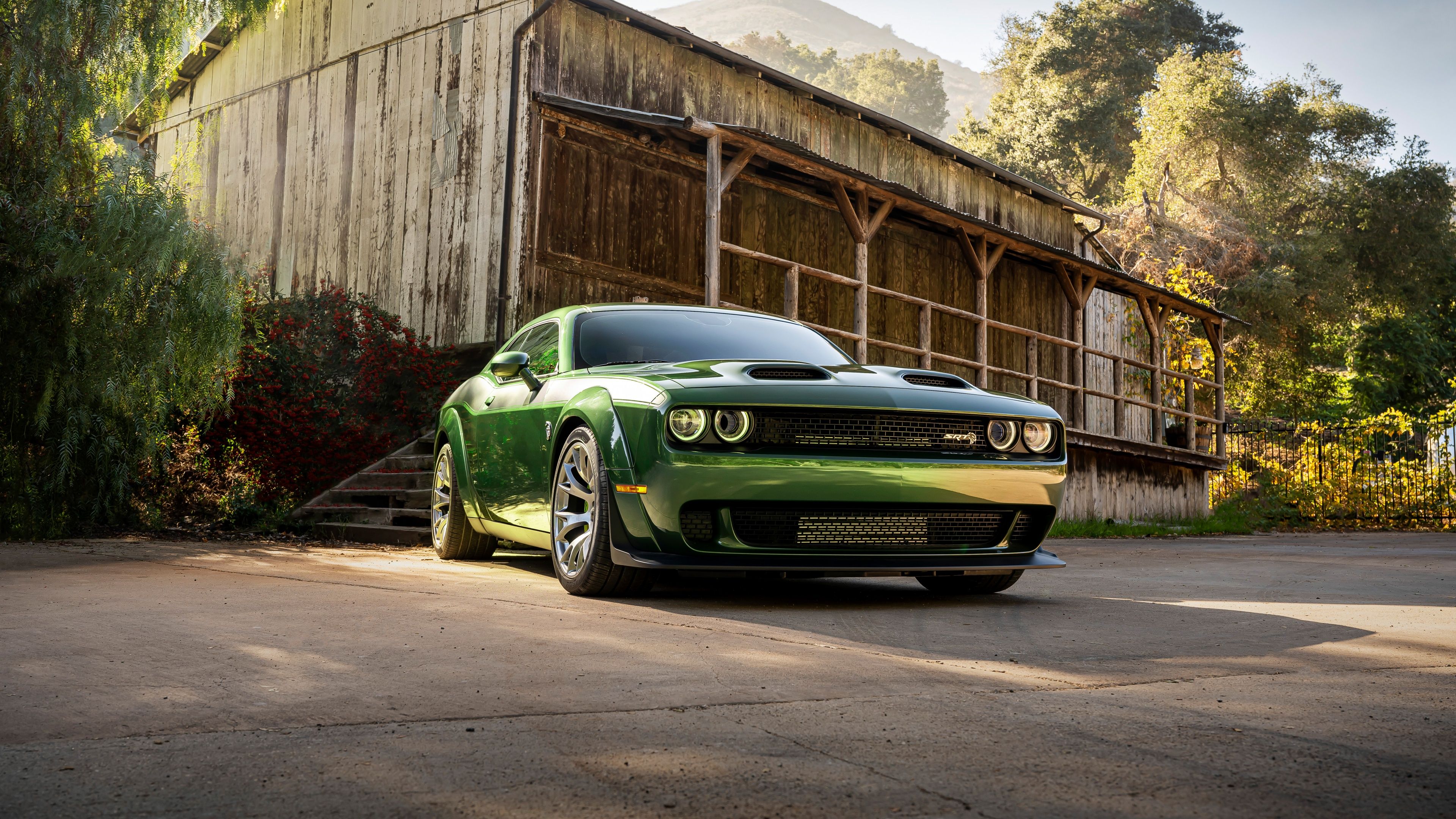  Dodge Challenger Hintergrundbild 3840x2160. Dodge Challenger SRT Hellcat Redeye Widebody Wallpaper 8K