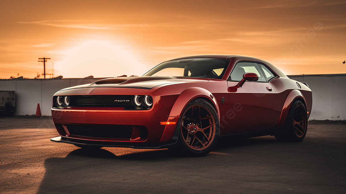  Dodge Challenger Hintergrundbild 1200x673. The 2019 Dodge Challenger Is Shown At Sunset Background, Picture Of A Hellcat, Hellcat, Witch Background Image And Wallpaper for Free Download