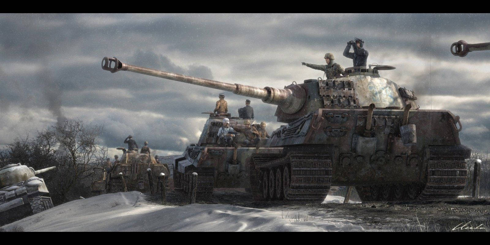  Panzer Hintergrundbild 1600x800. Download free Tanks And Scouts Wallpaper