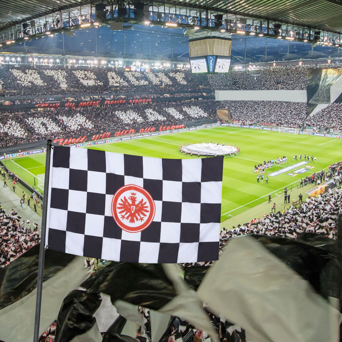  Eintracht Frankfurt Hintergrundbild 1200x1200. Eintracht Frankfurt Flag Frankfurt Football Club Digital Printed Flag 150*90cm