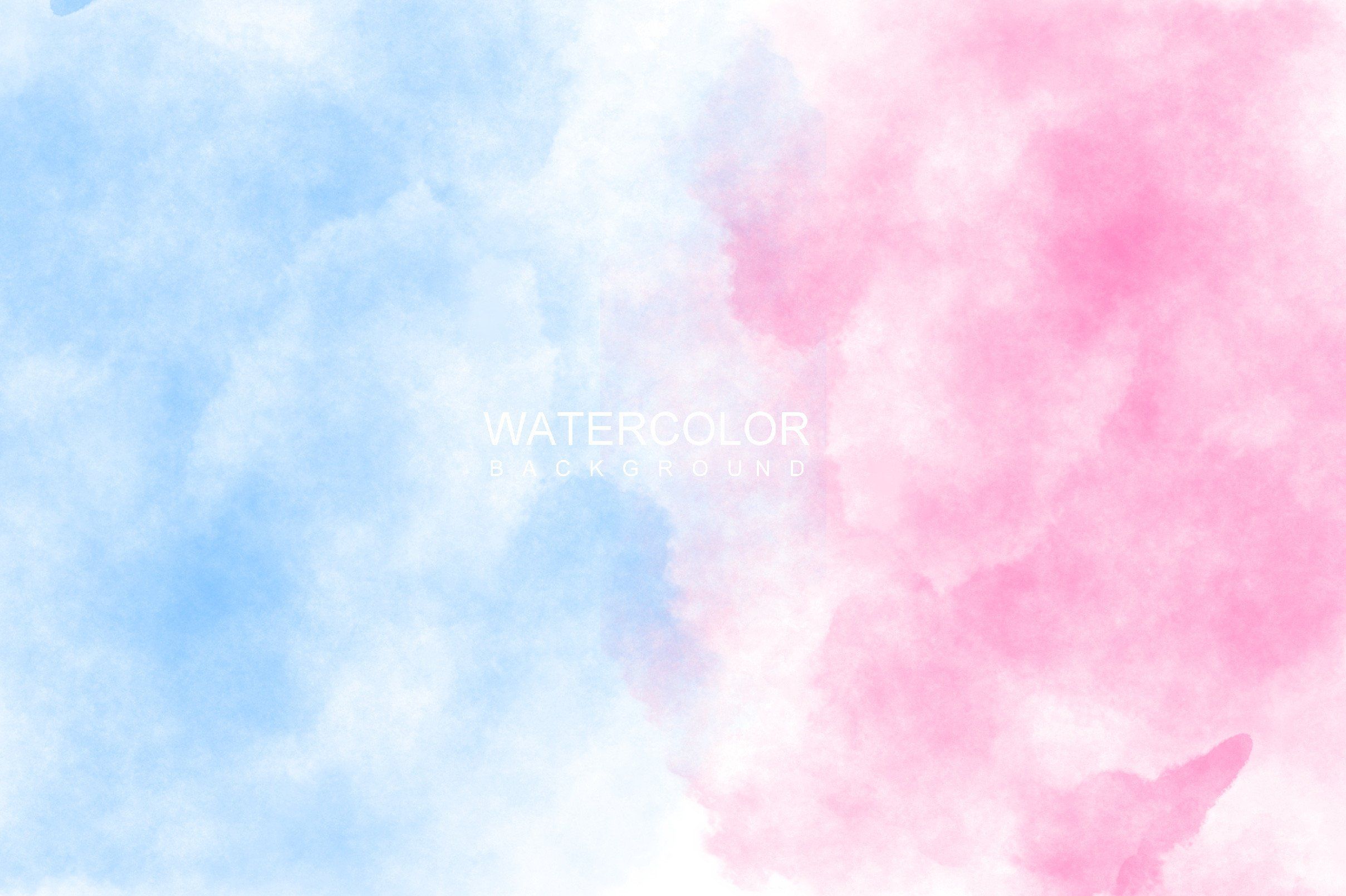  Aquarell Hintergrundbild 2417x1609. Blue Pink Watercolor Background Grafik Von WaveLabs · Creative Fabrica