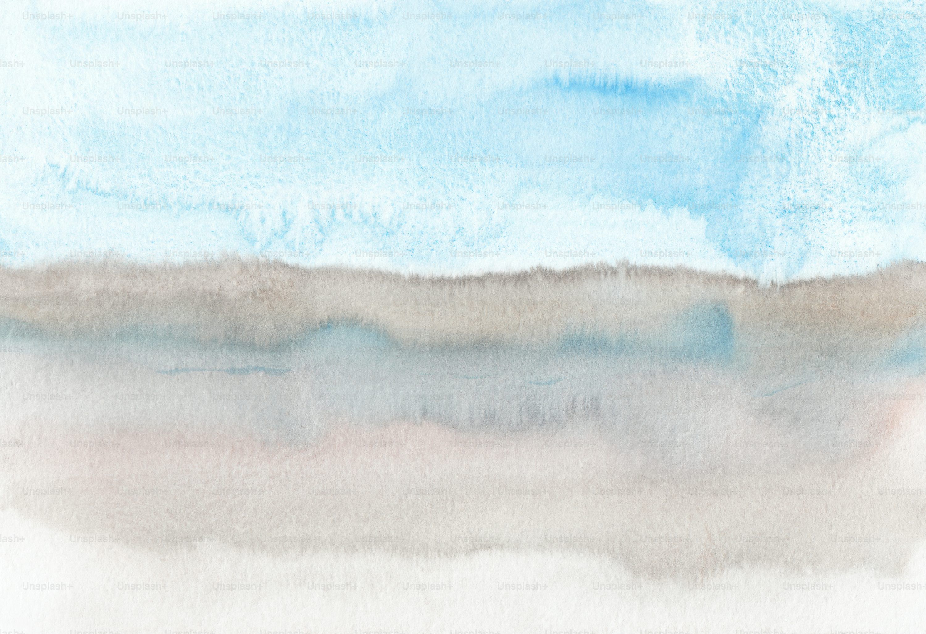  Aquarell Hintergrundbild 3000x2055. Ein Aquarell eines Himmels mit Wolken Foto