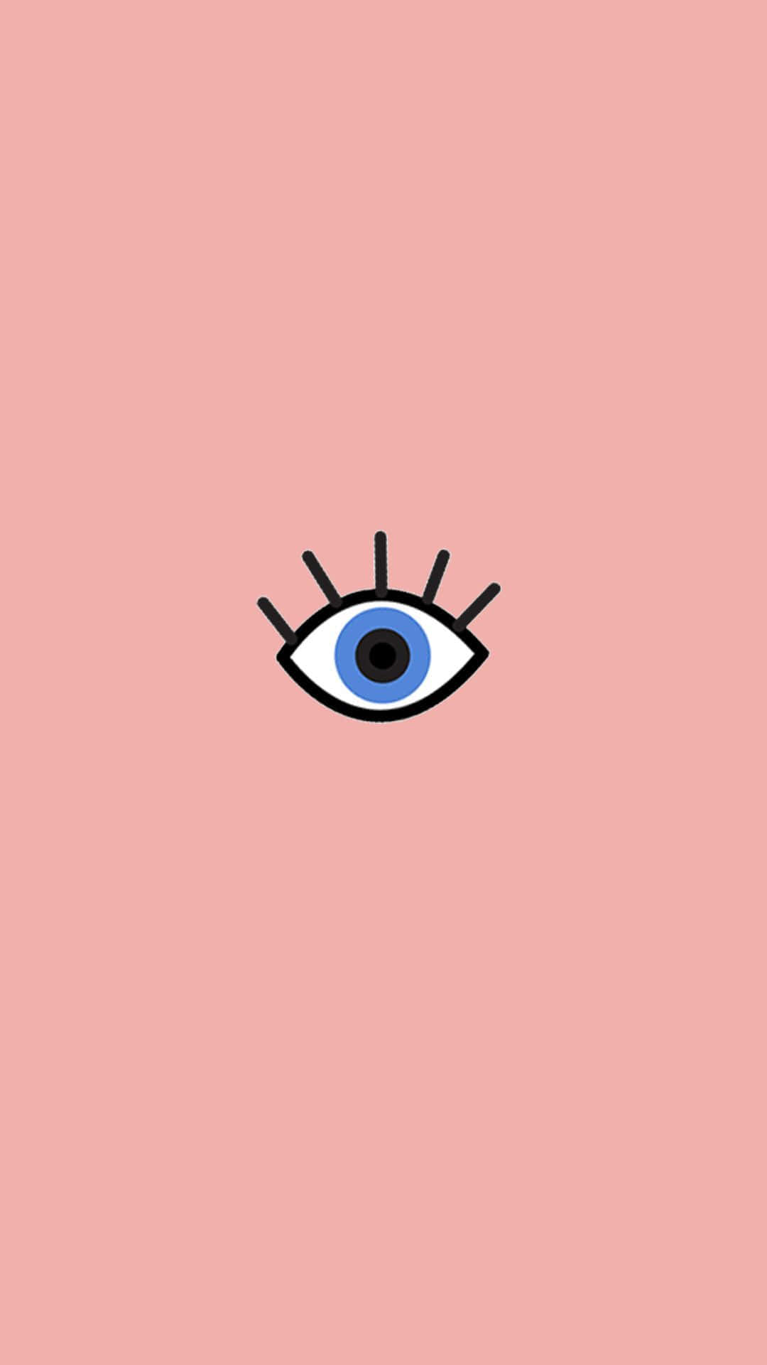  Böse Augen Hintergrundbild 1080x1920. Downloaden Bildgegen Den Bösen Blick Versichert Mit Einem iPhone. Wallpaper