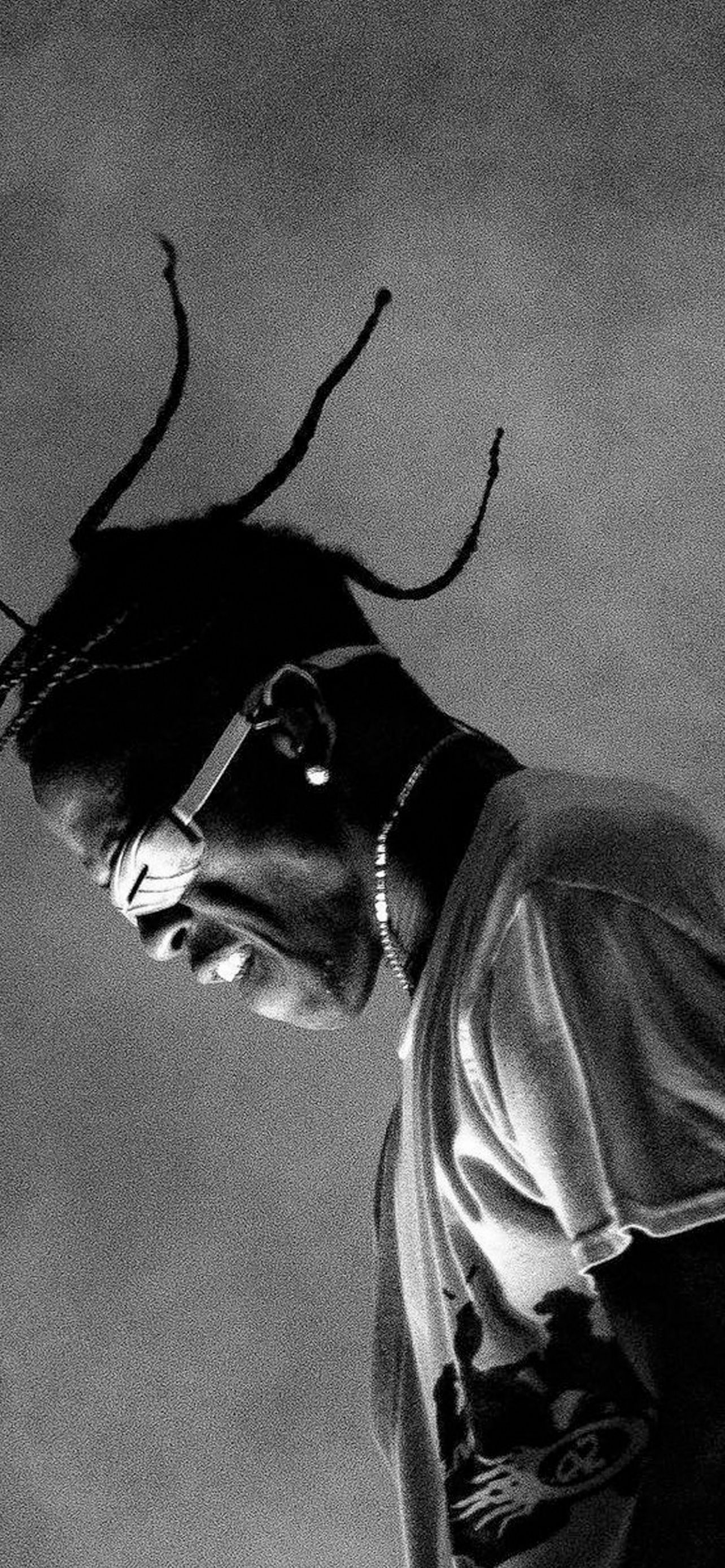  Travis Scott Hintergrundbild 1284x2778. Travis Scott Wallpaper 4K, Monochrome, Live concert, 5K