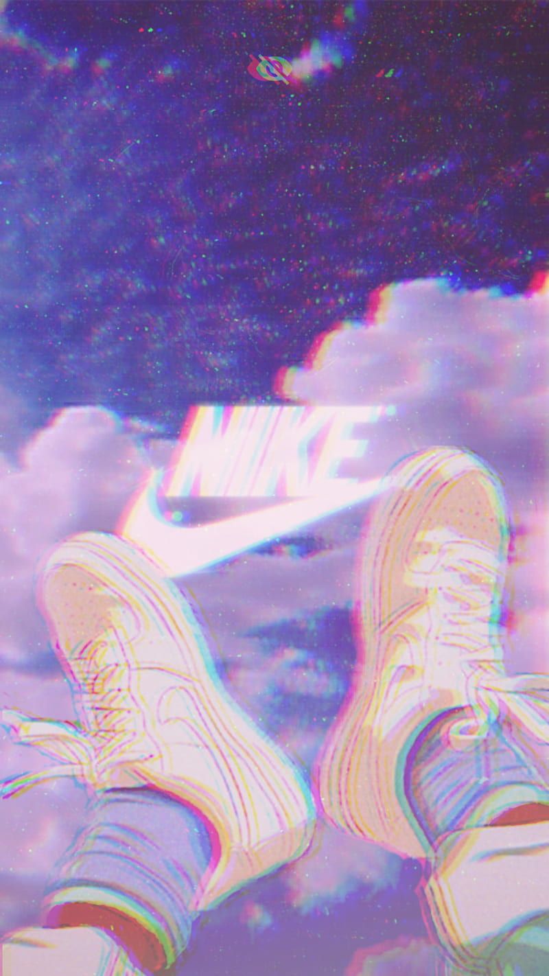  Nike Air Force Hintergrundbild 800x1422. Nike, anime, blue, shoes, sky, white, HD phone wallpaper