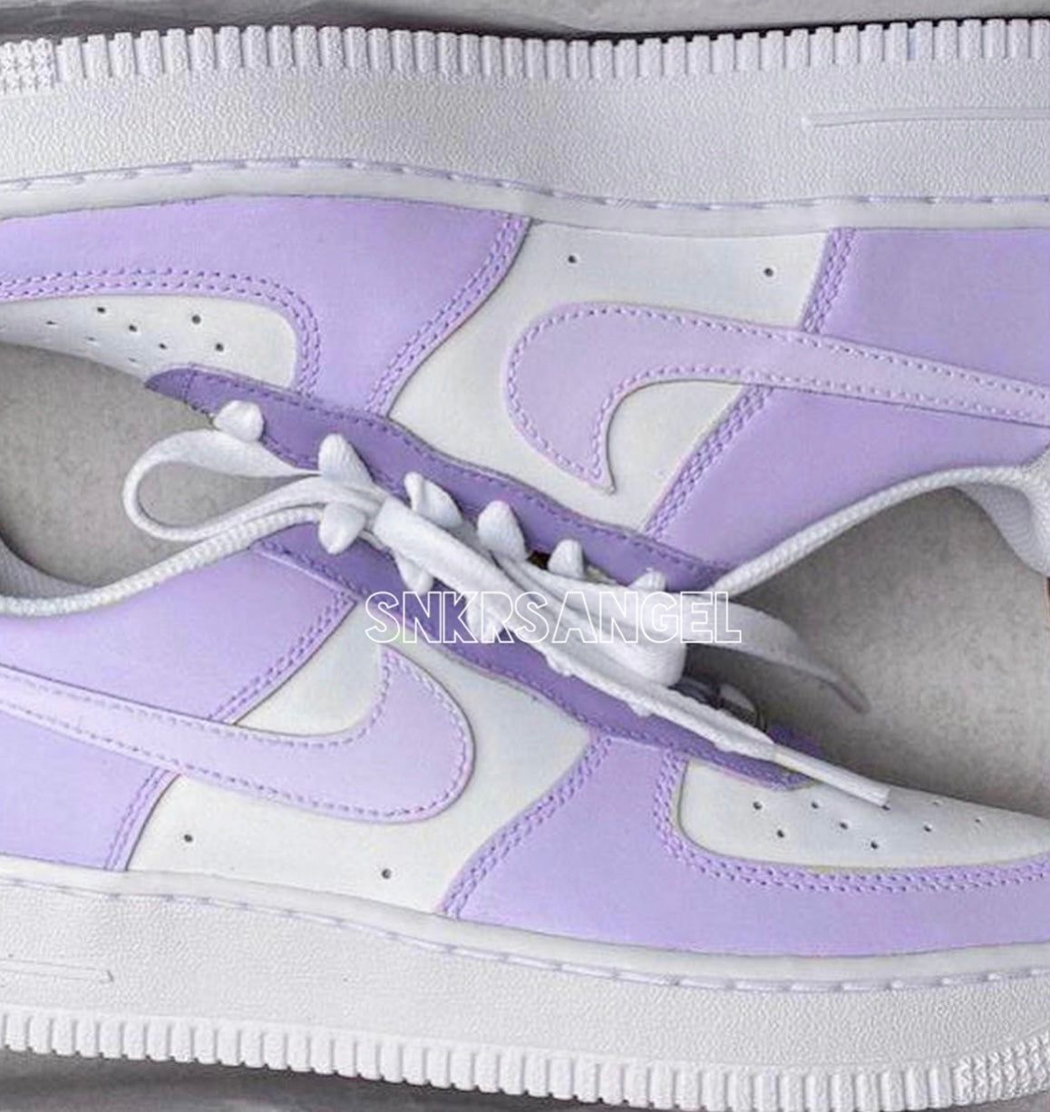  Nike Air Force Hintergrundbild 1158x1226. Custom nike air force 1 low lilac lavender purple