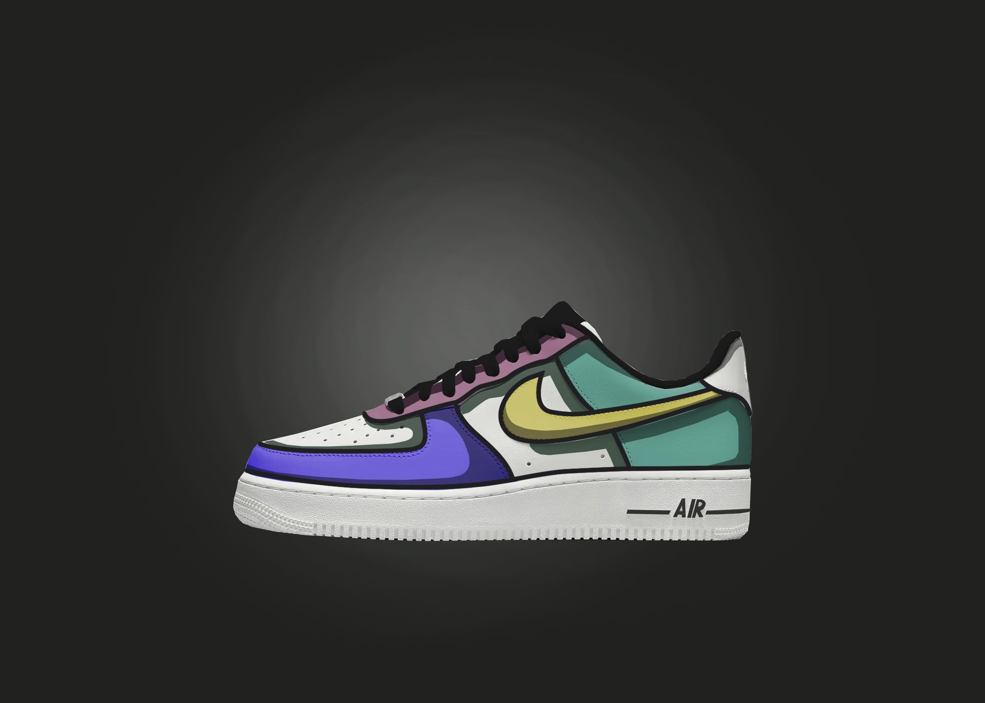  Nike Air Force Hintergrundbild 1946x1390. Custom Air Force 1s