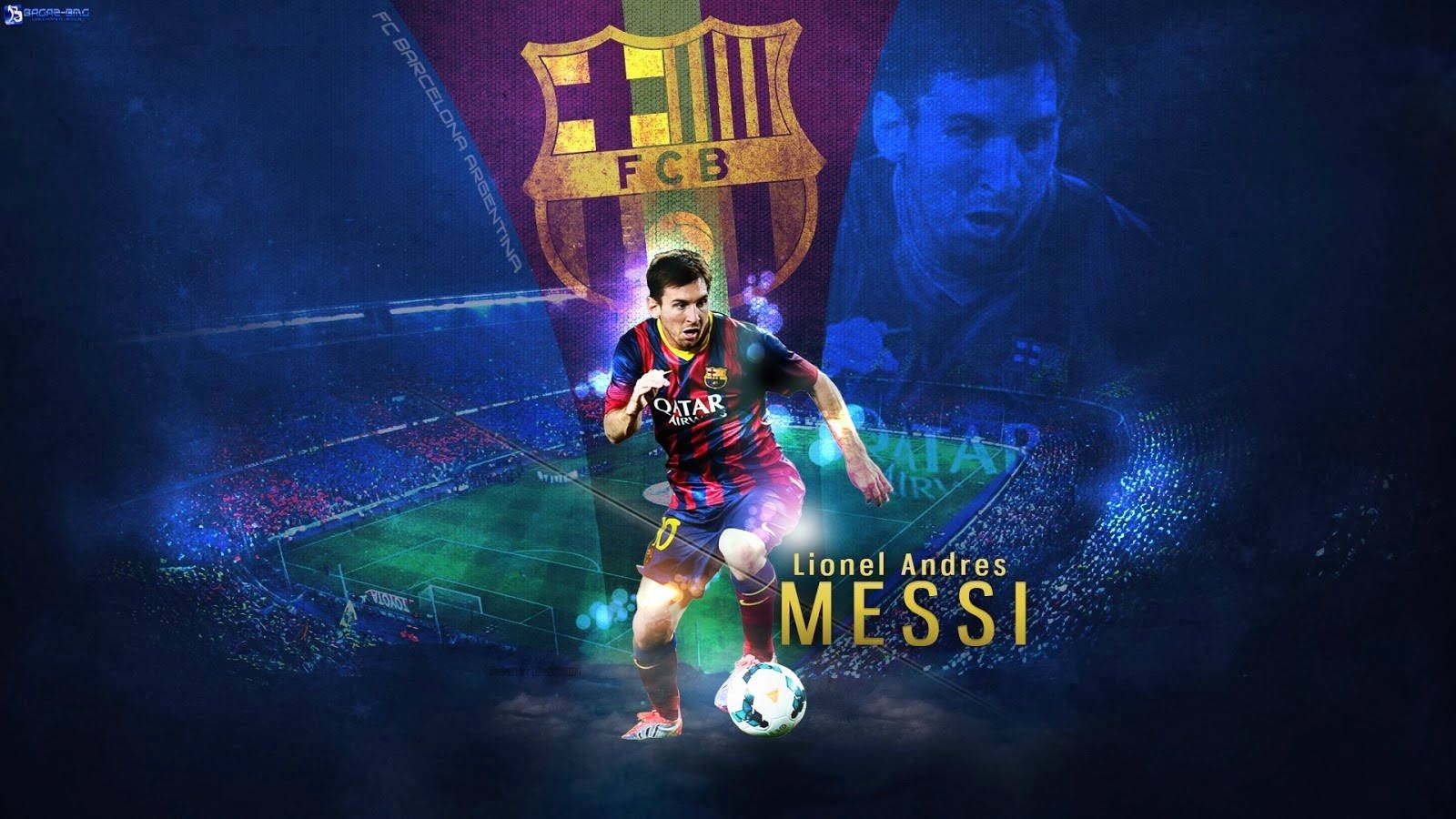  Fusballer Barca Hintergrundbild 1600x900. Messi Wallpaper KOSTENLOS