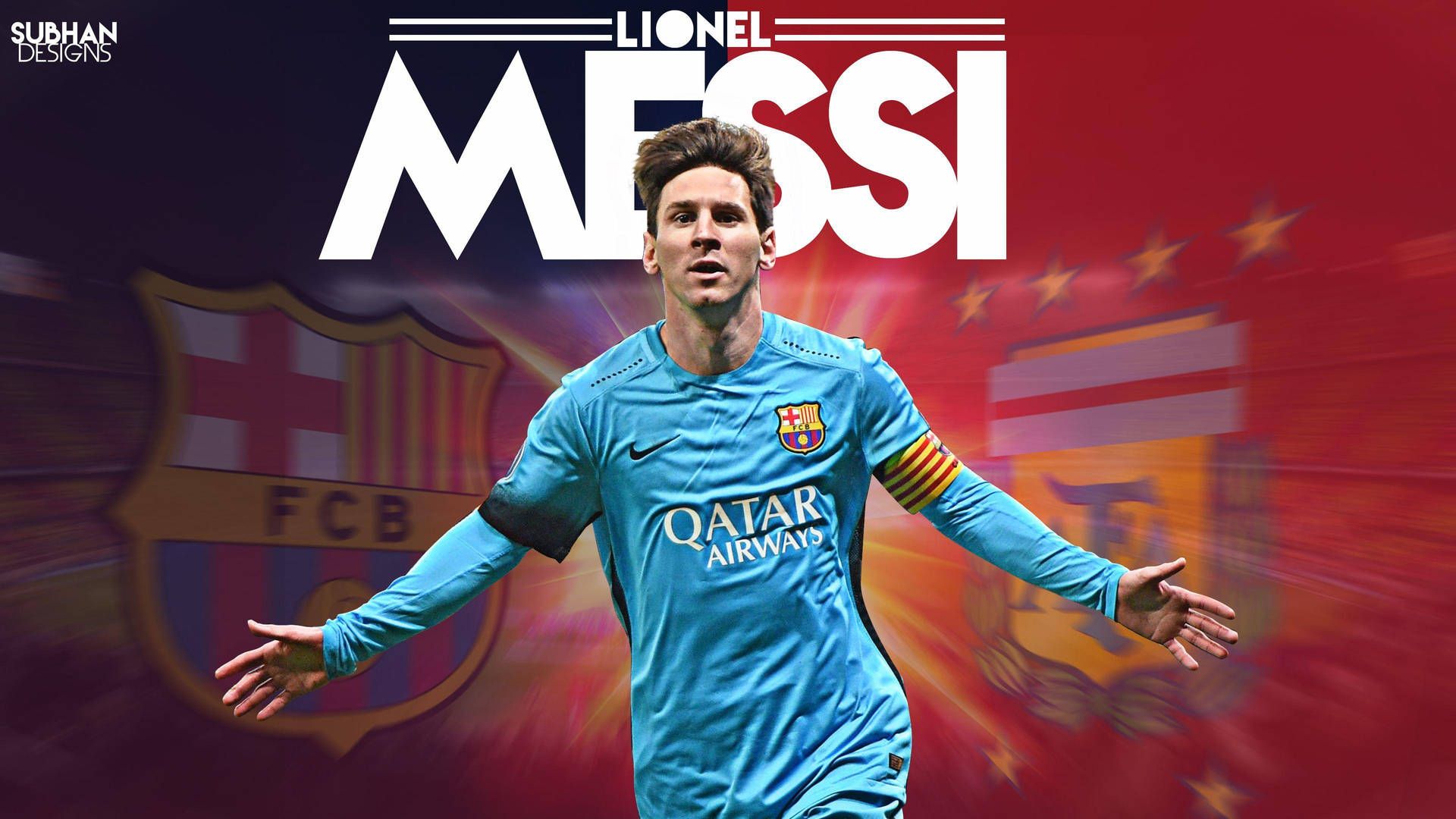  Fusballer Barca Hintergrundbild 1920x1080. Messi Wallpaper KOSTENLOS