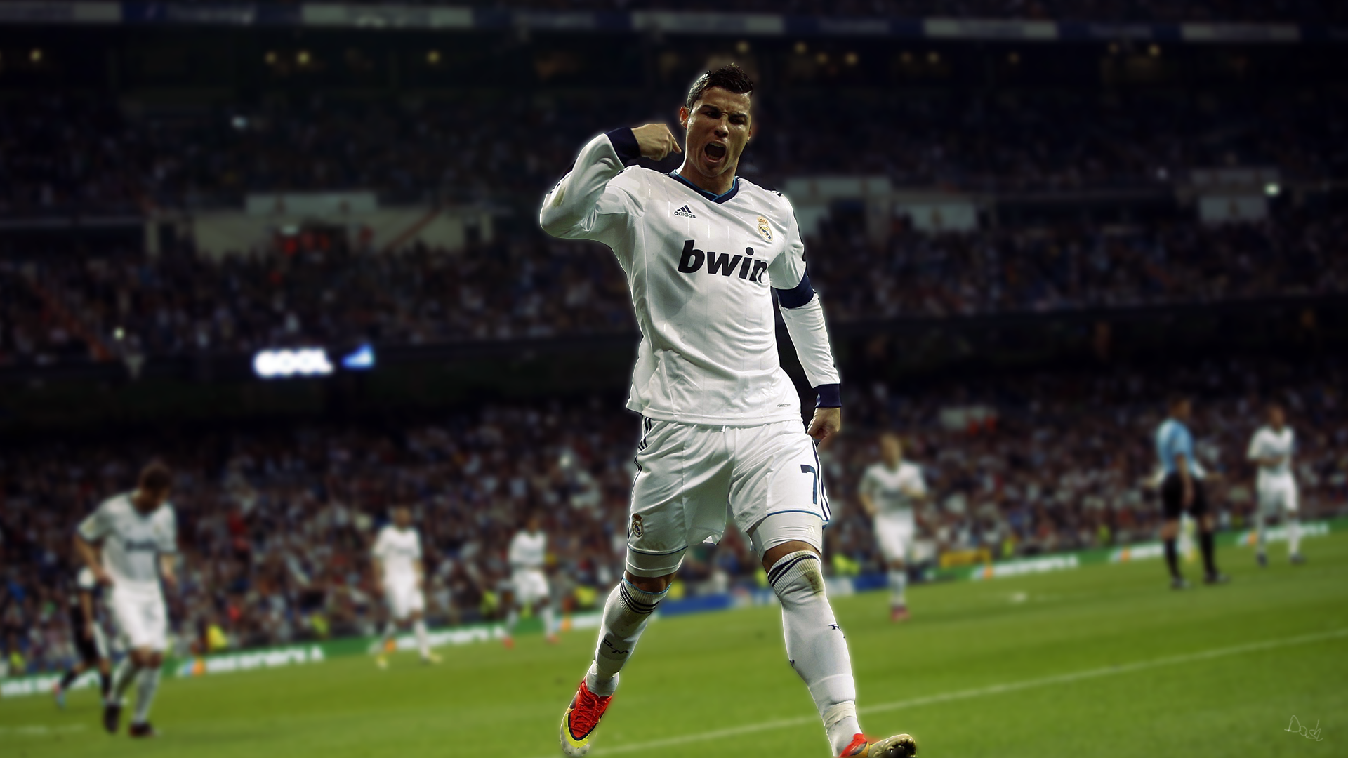  Real Madrid Stadion Hintergrundbild 1920x1080. Cristiano Ronaldo Real Madrid Victory HD Wallpaper