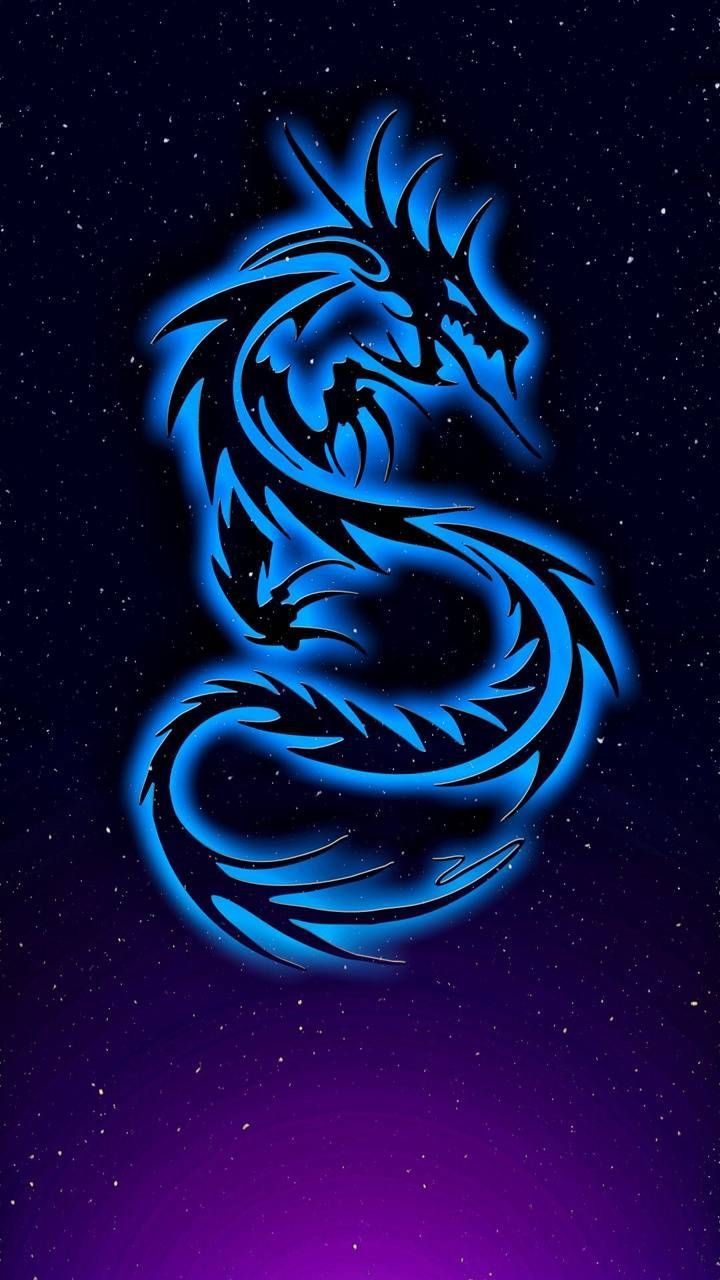  Galaxi Drache Hintergrundbild 720x1280. Galaxy dragon wallpaper