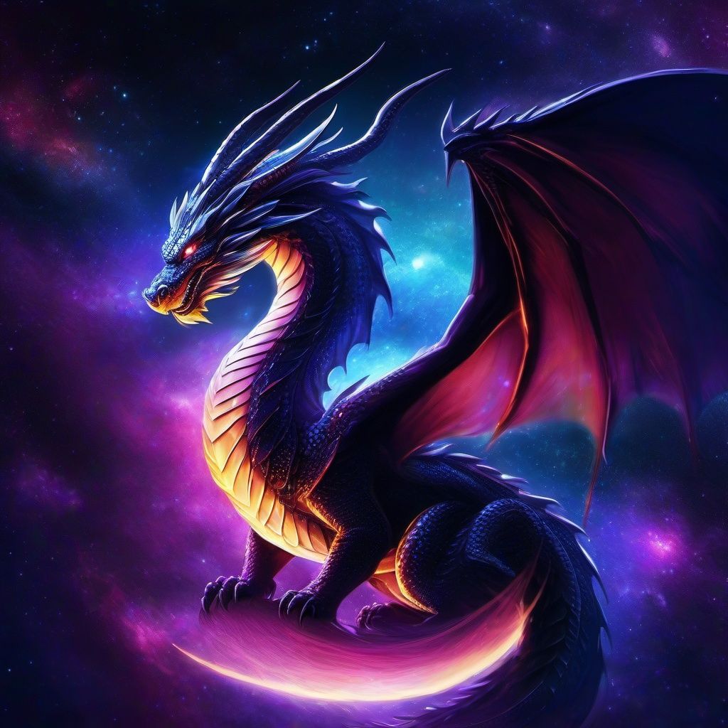  Galaxi Drache Hintergrundbild 1024x1024. Galaxy Background Wallpaper Dragon Wallpaper