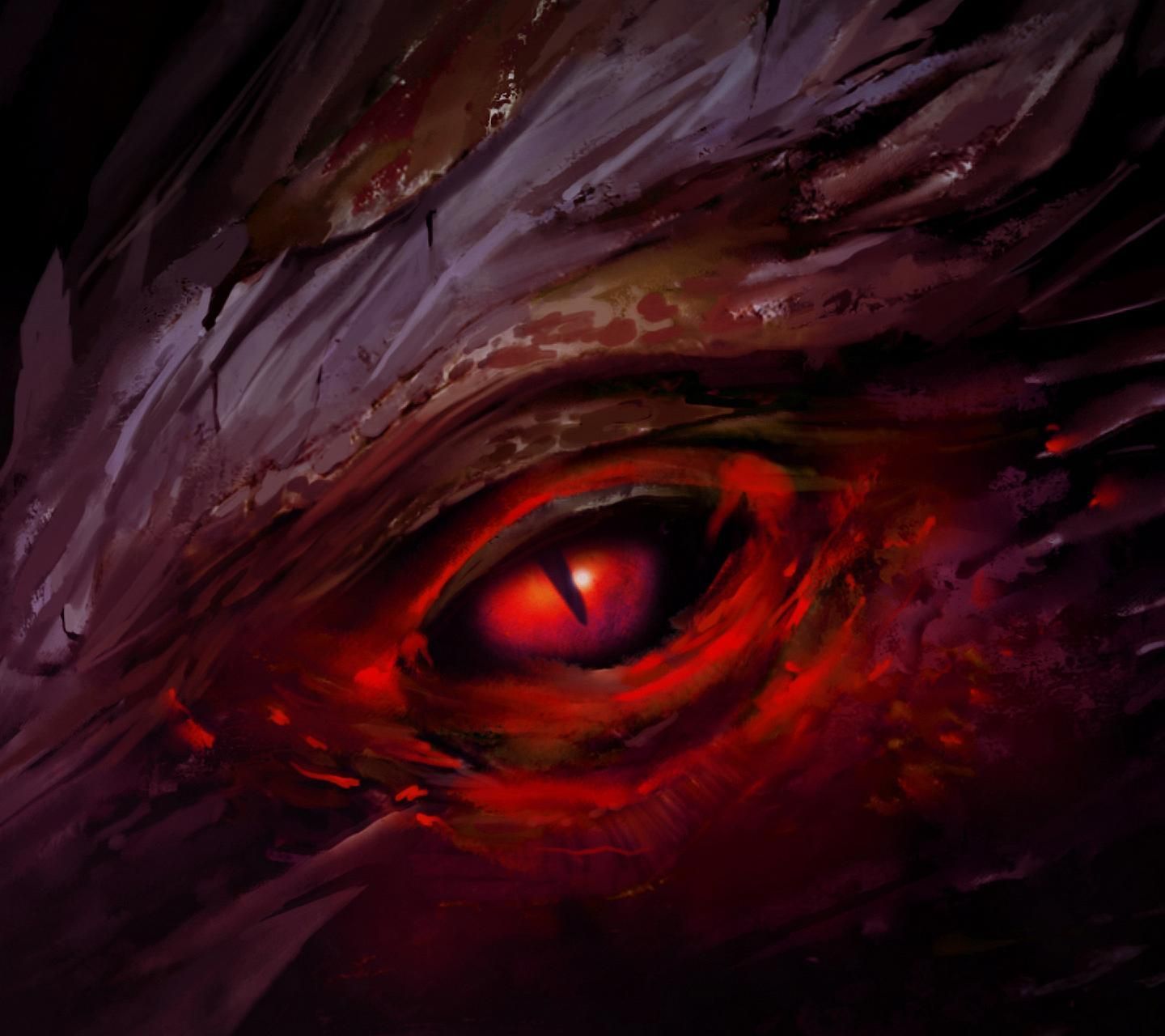  Drachen Auge Hintergrundbild 1440x1280. Red Dragon Eye wallpaper