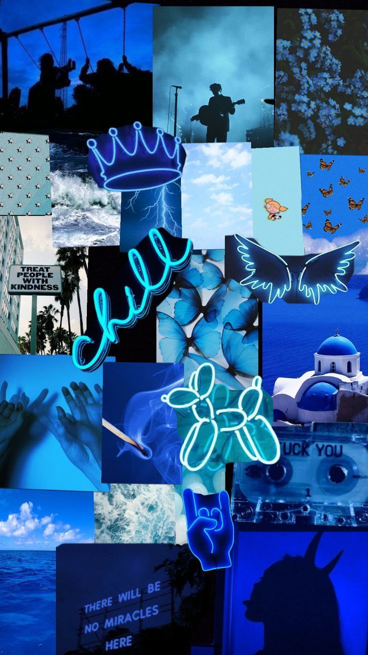  Blaue Asthetik Hintergrundbild 736x1308. Blue Aesthetic