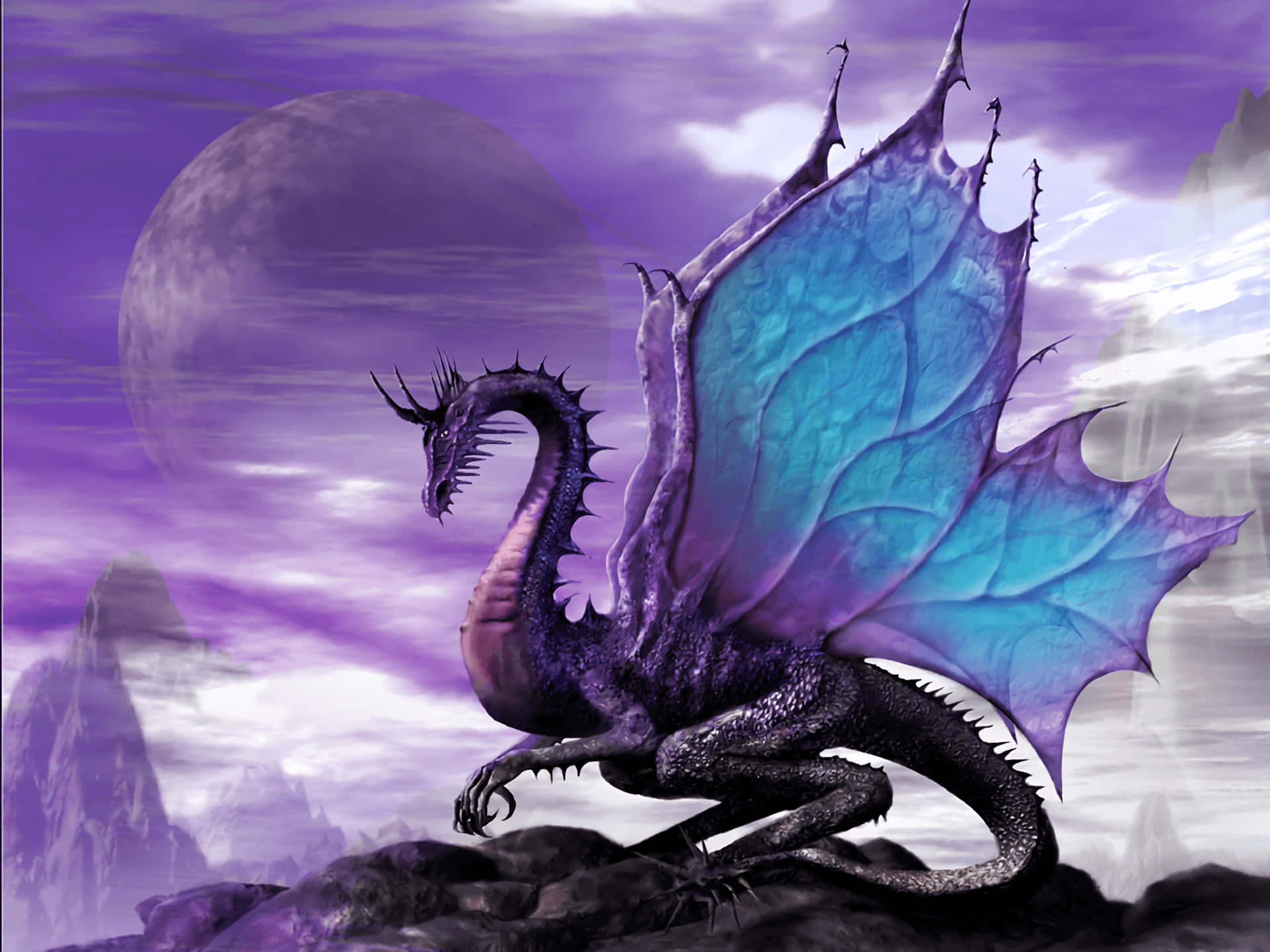  Galaxi Drache Hintergrundbild 1920x1440. Violetter Drache Wallpaper KOSTENLOS