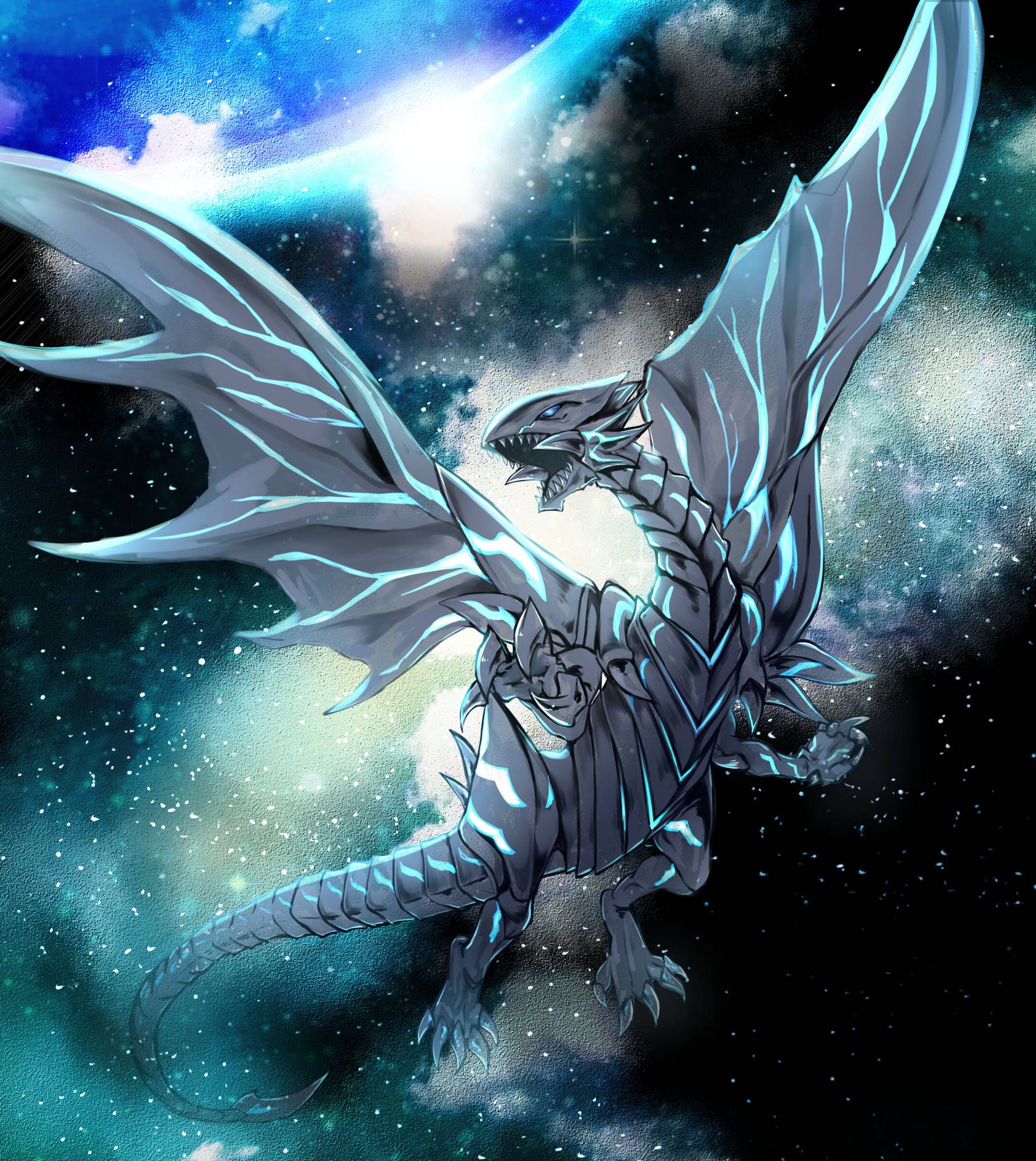  Drachen Auge Hintergrundbild 1713x1920. Downloaden Blaueralternativer Drache Mit Blauen Augen Gi Oh Wallpaper