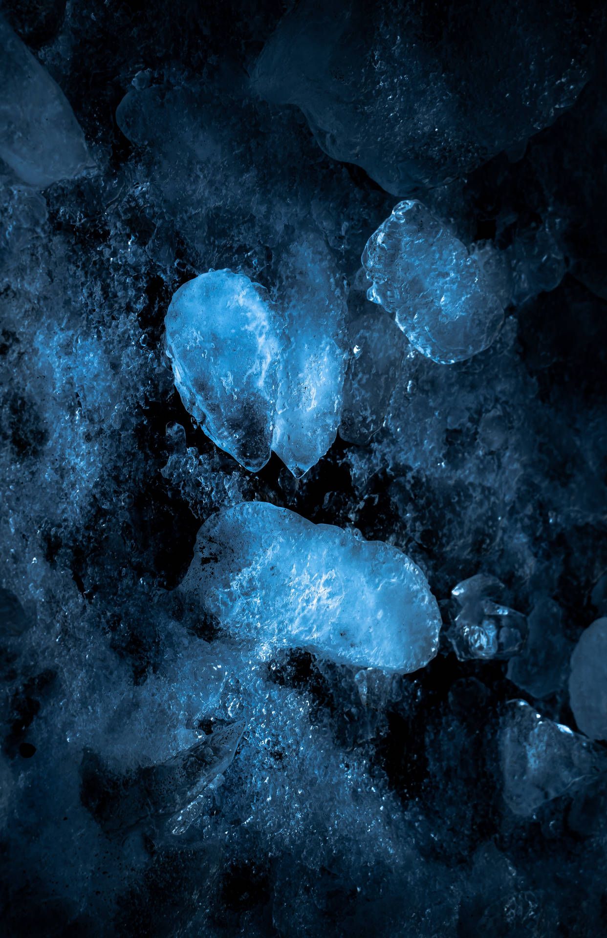  Blaue Asthetik Hintergrundbild 1242x1920. Blaues Ästhetisches Telefon Wallpaper KOSTENLOS