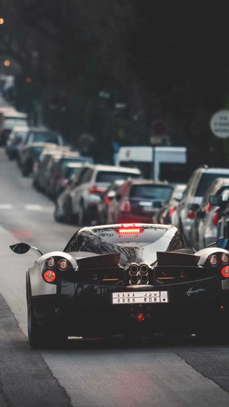  Pagani Hintergrundbild 800x1422. Pagani, black, car, exotic, red, super car, HD phone wallpaper