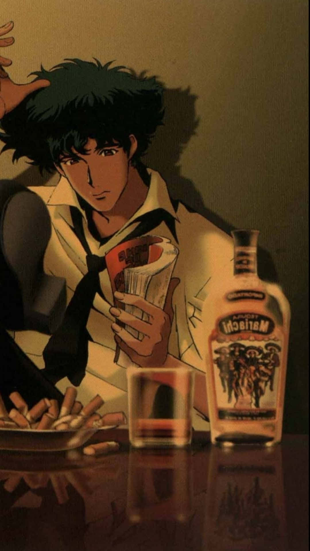  Spike Hintergrundbild 1080x1920. Download Image Spike Spiegel's Stylish iPhone in Cowboy Bebop Wallpaper